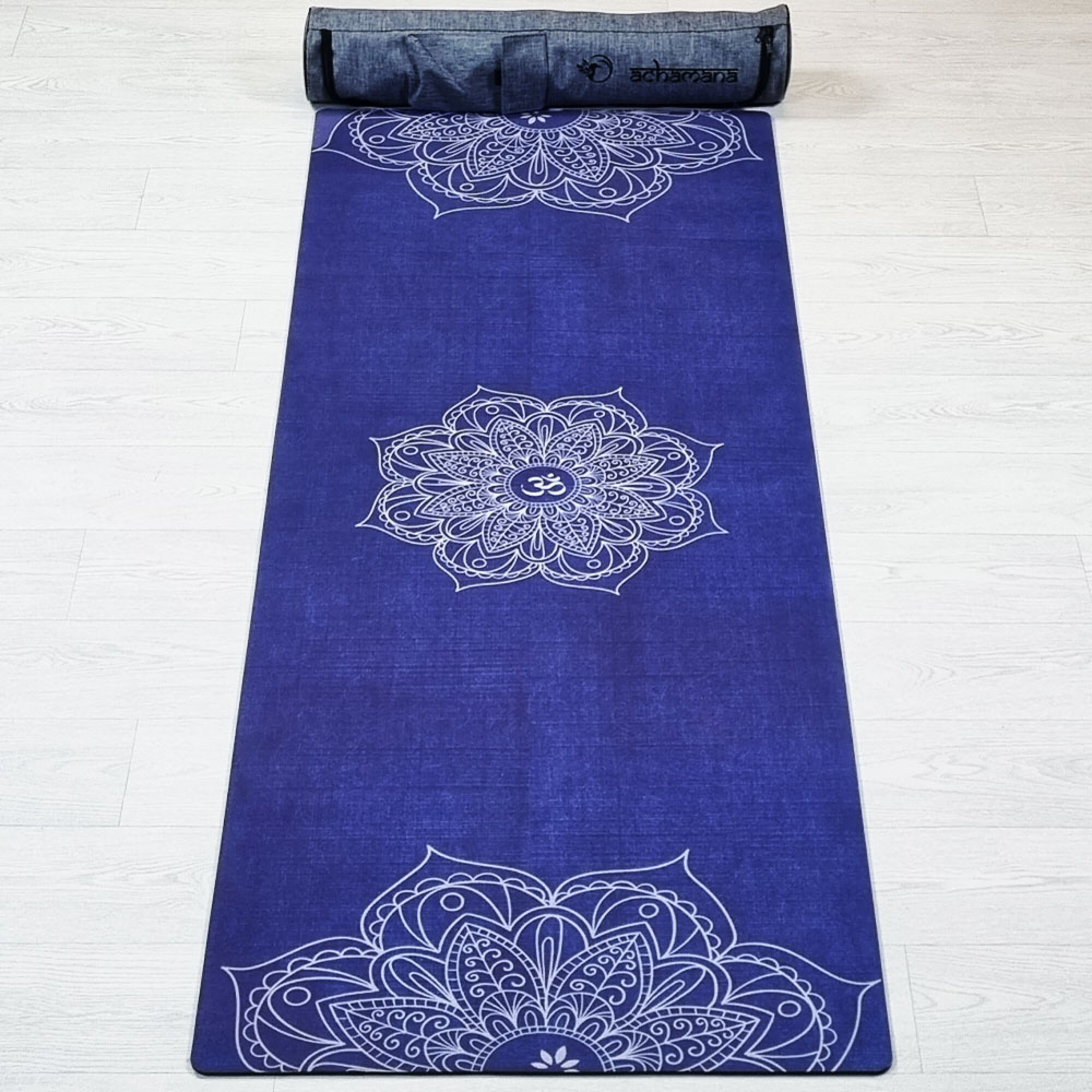 Tapis yoga latex & Suede Mandala + Sac