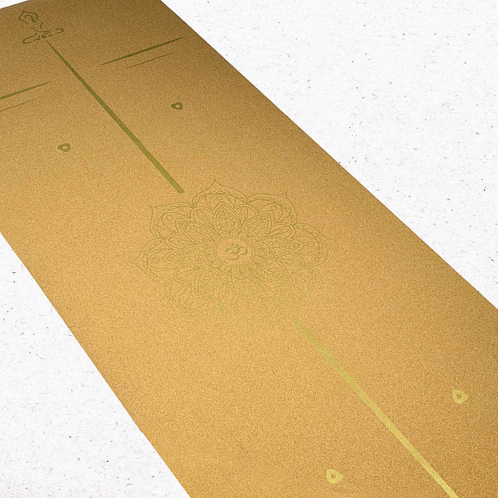 Tapis yoga liège mandala marqueurs + sac