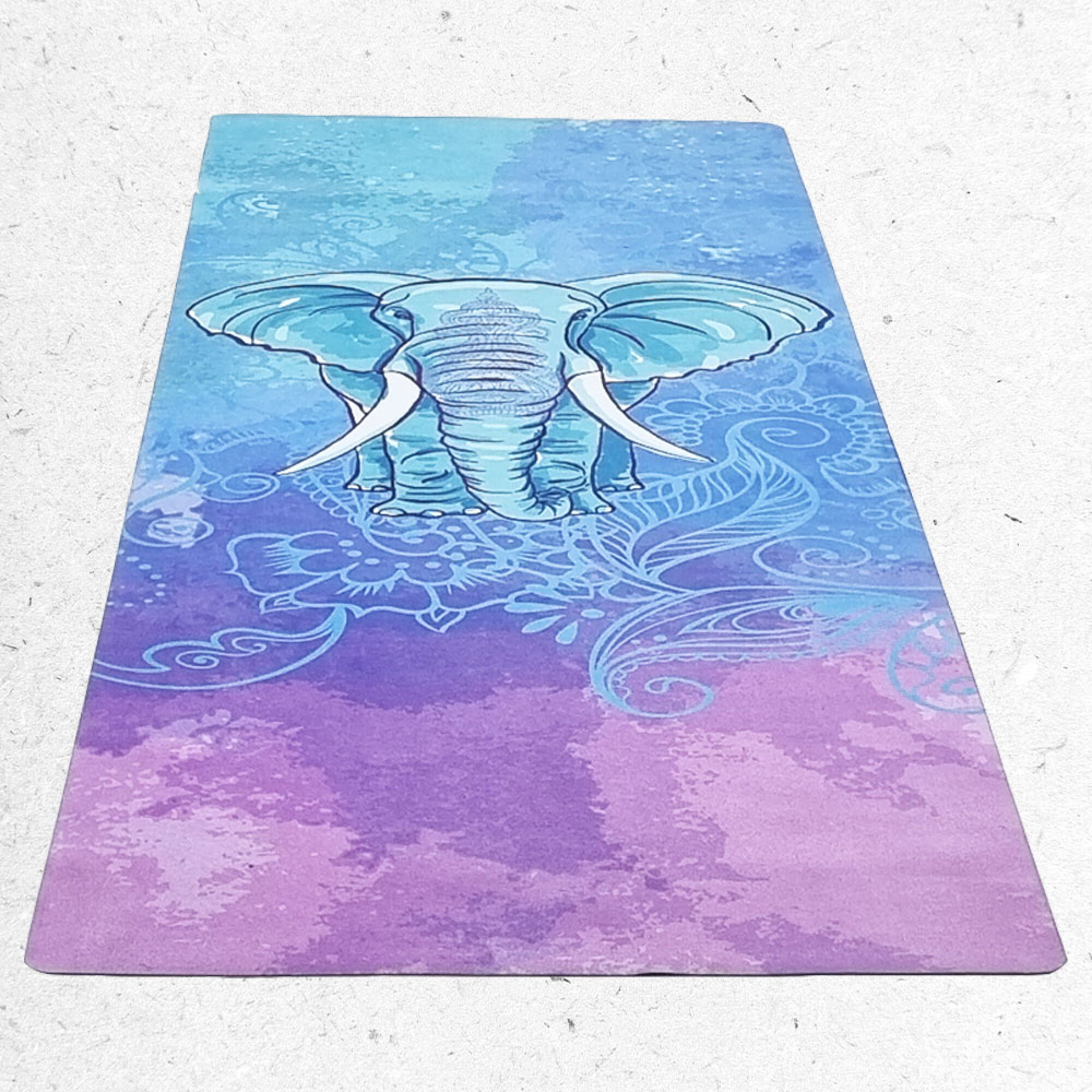 Tapis yoga voyage léger & fin Eléphant