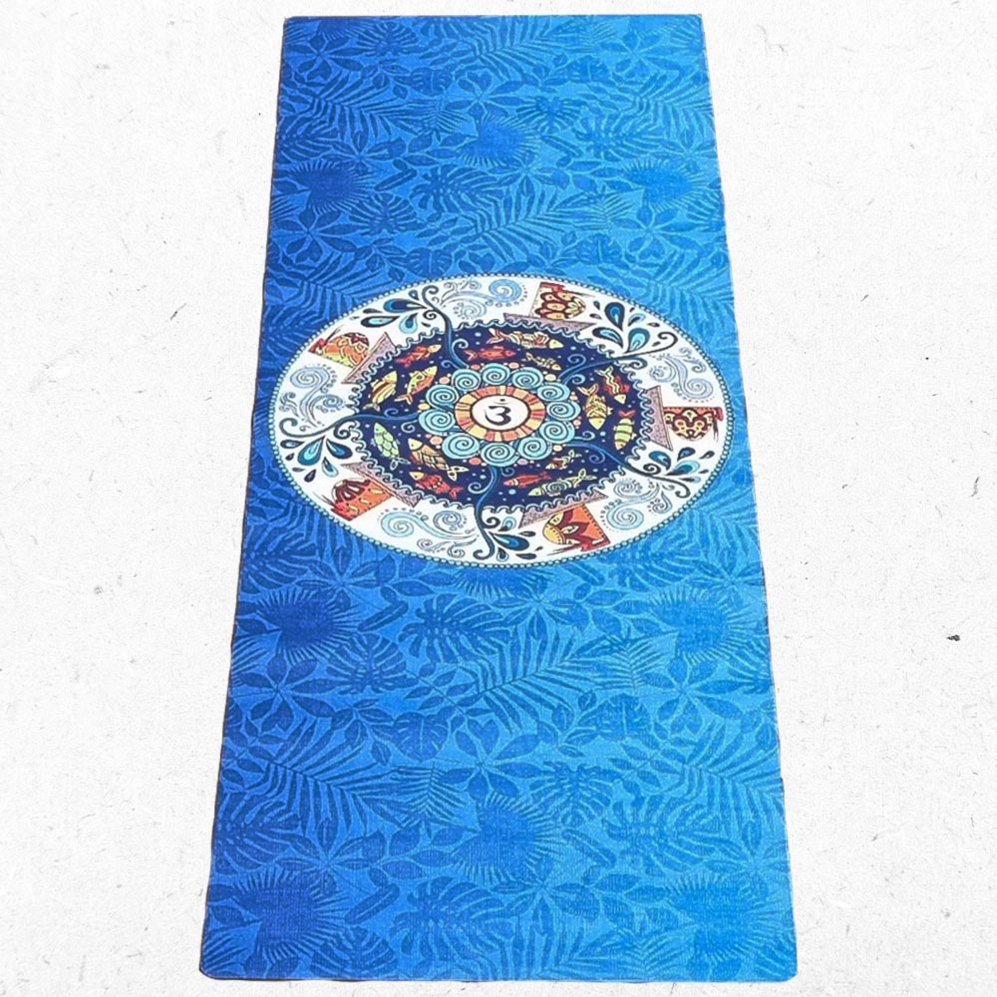 Tapis yoga voyage léger & fin Om spirit