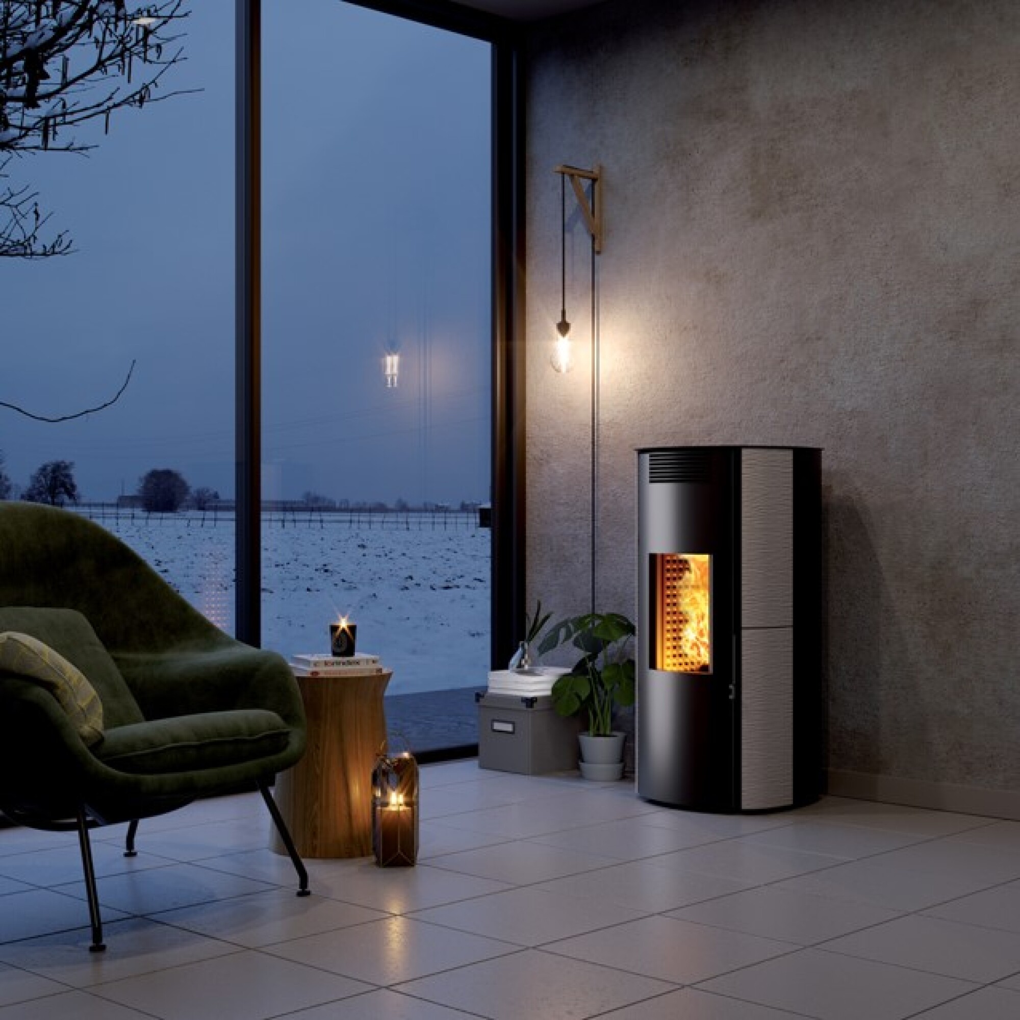 Poêle à granulés de bois DOUBY CMG