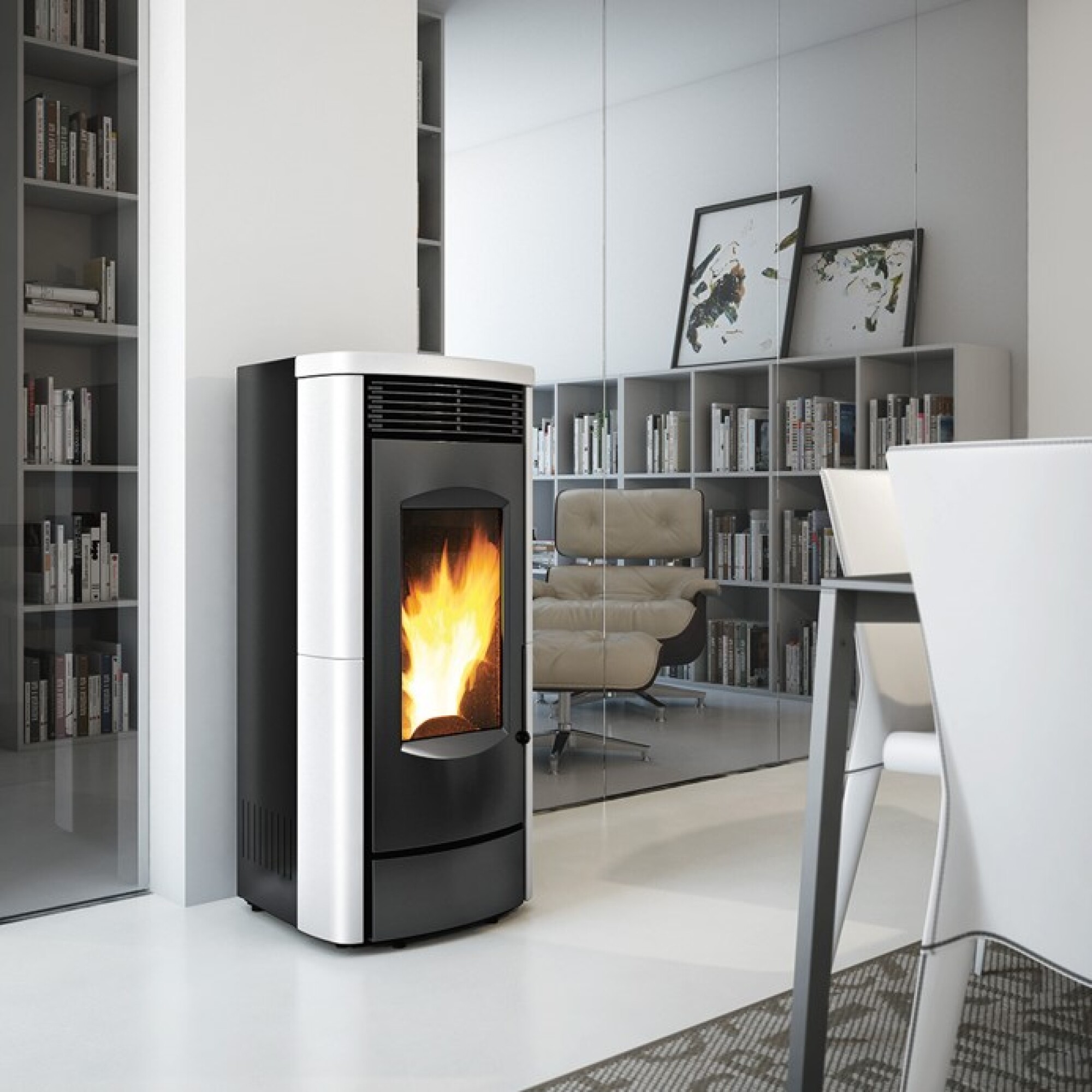 Poêle à granulés de bois DUAL CMG