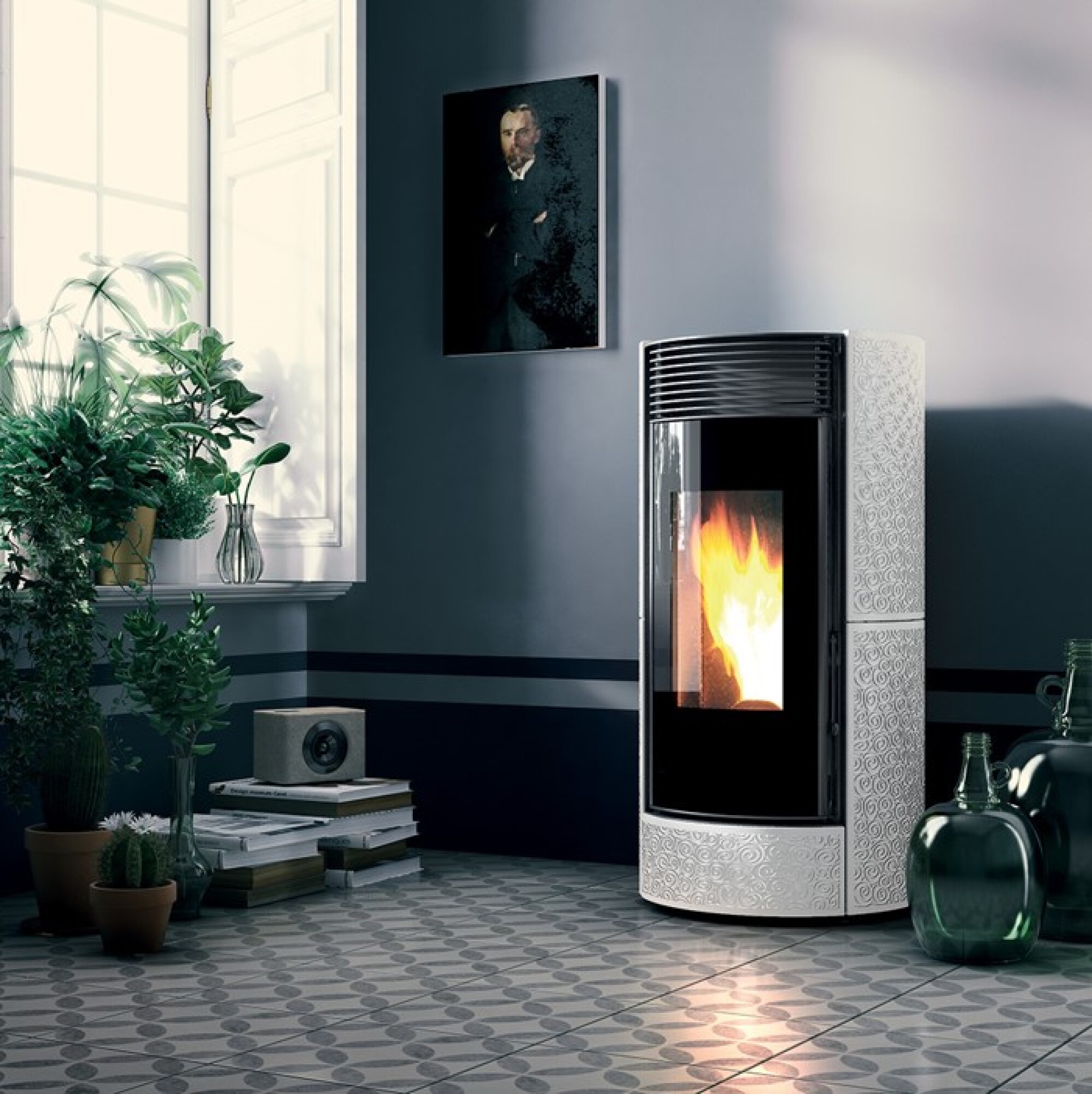 Poêle à granulés de bois HAN CMG