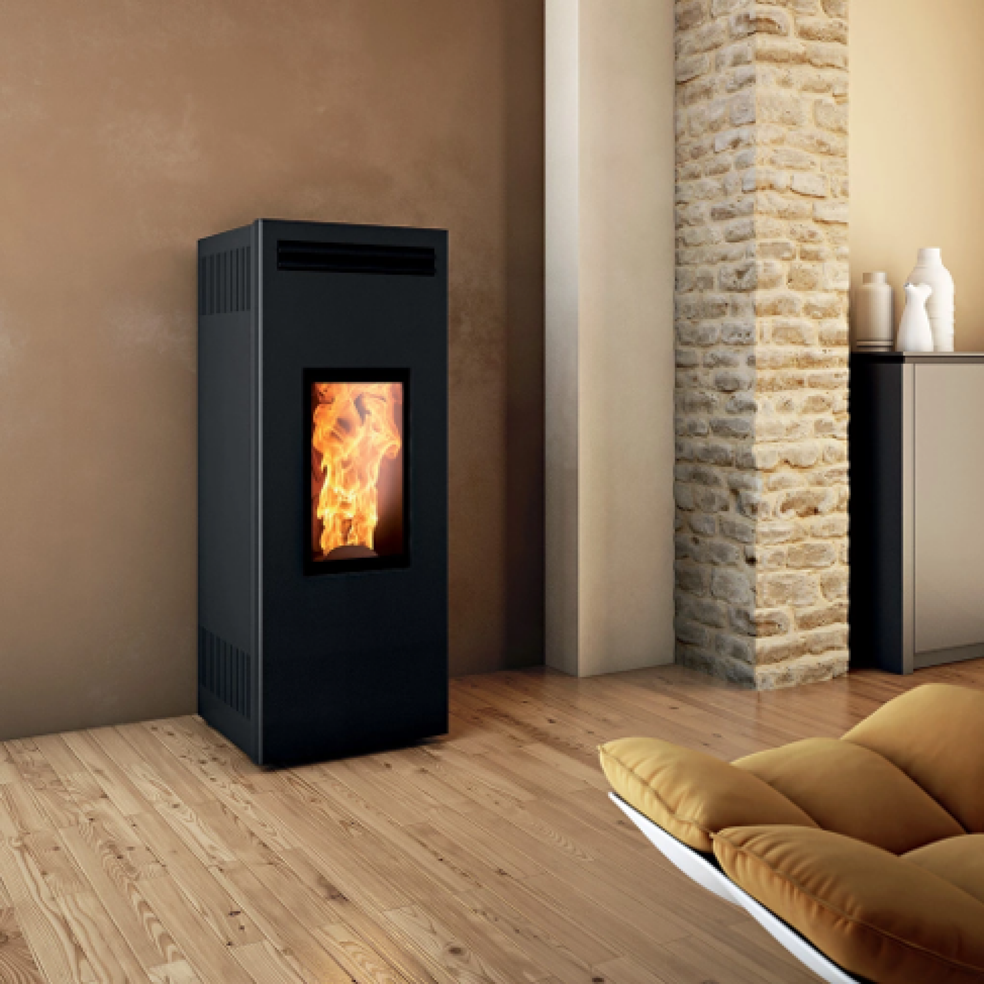 Poêle à granulés de bois RAFALE CMG