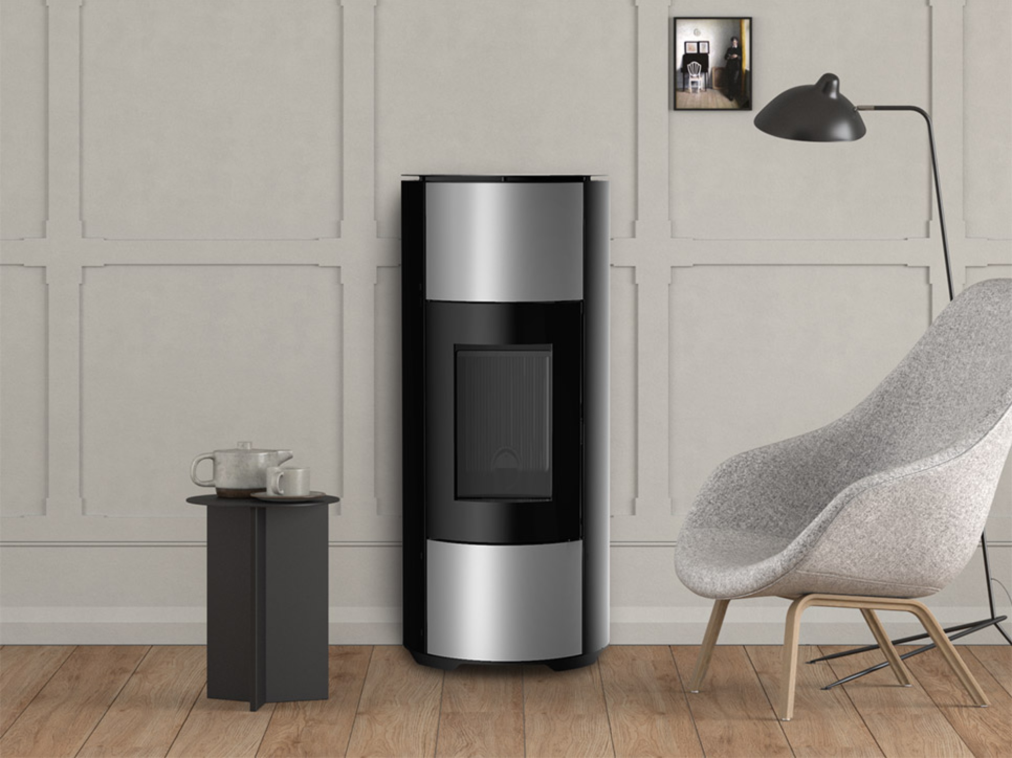 Poêle à granulés MCZ MODELE HALO AIR 8 UP