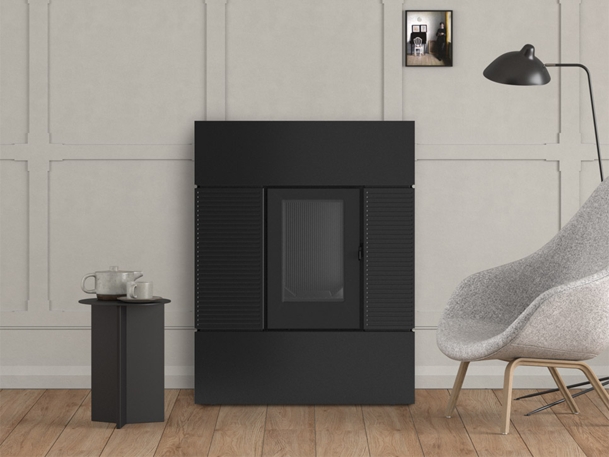 Poêle à granulés MCZ modèle RAY C-AIR 8 XUP