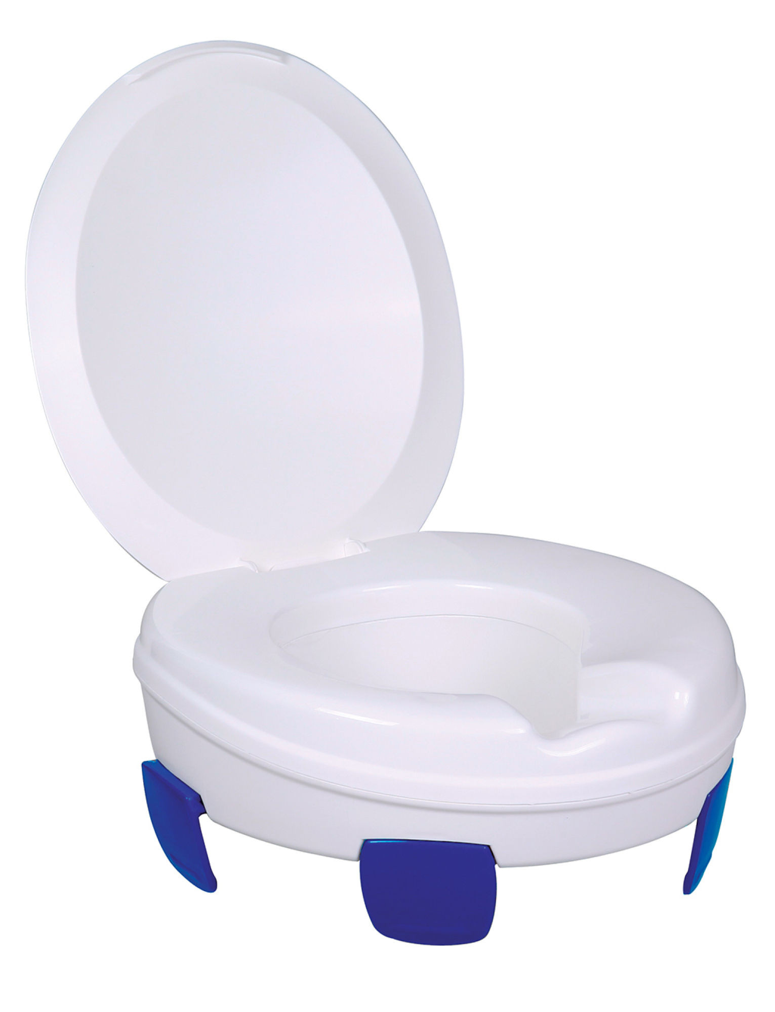 Réhausse WC Clipper III avec pattes + couvercle