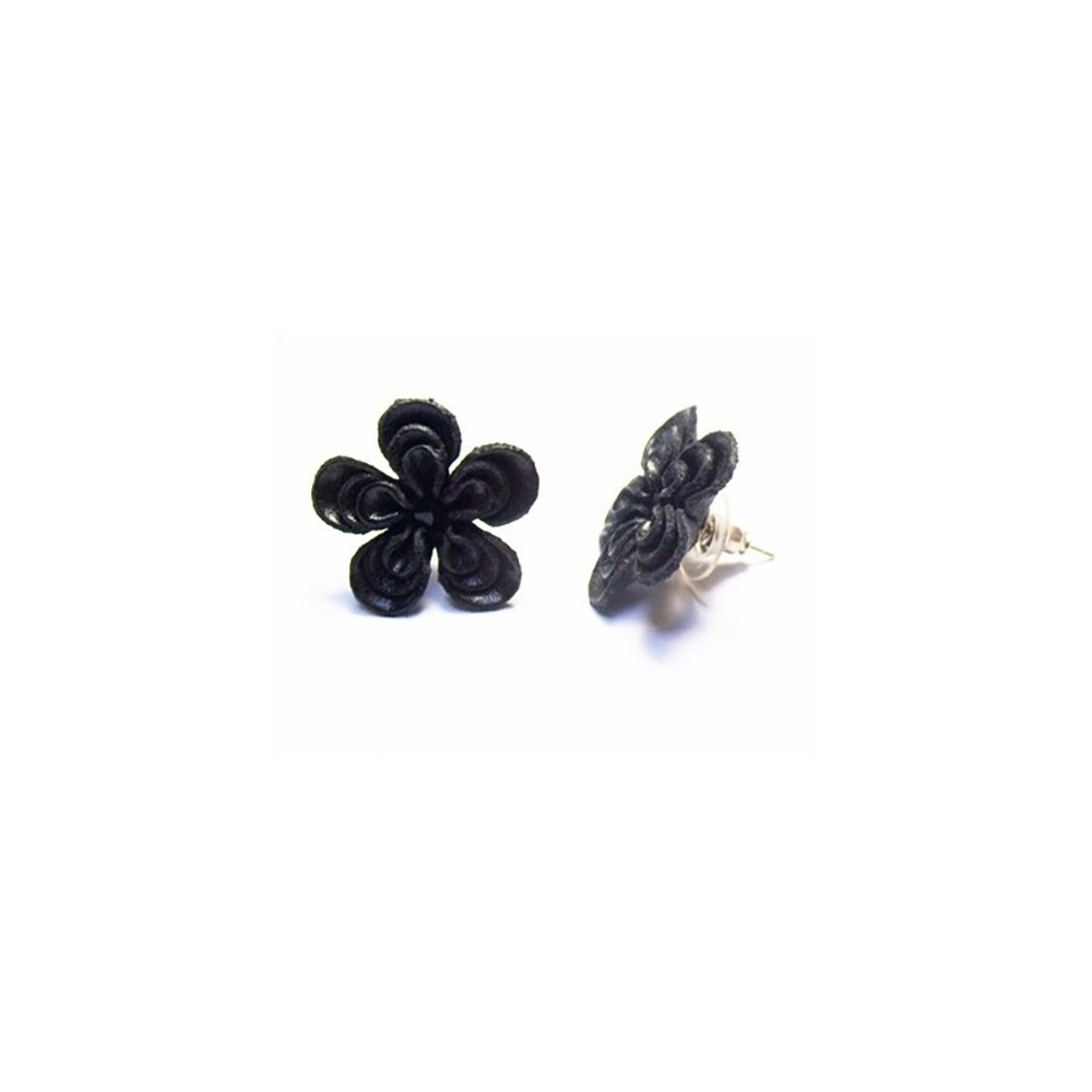 Boucle d'Oreilles FLEUR CUIR