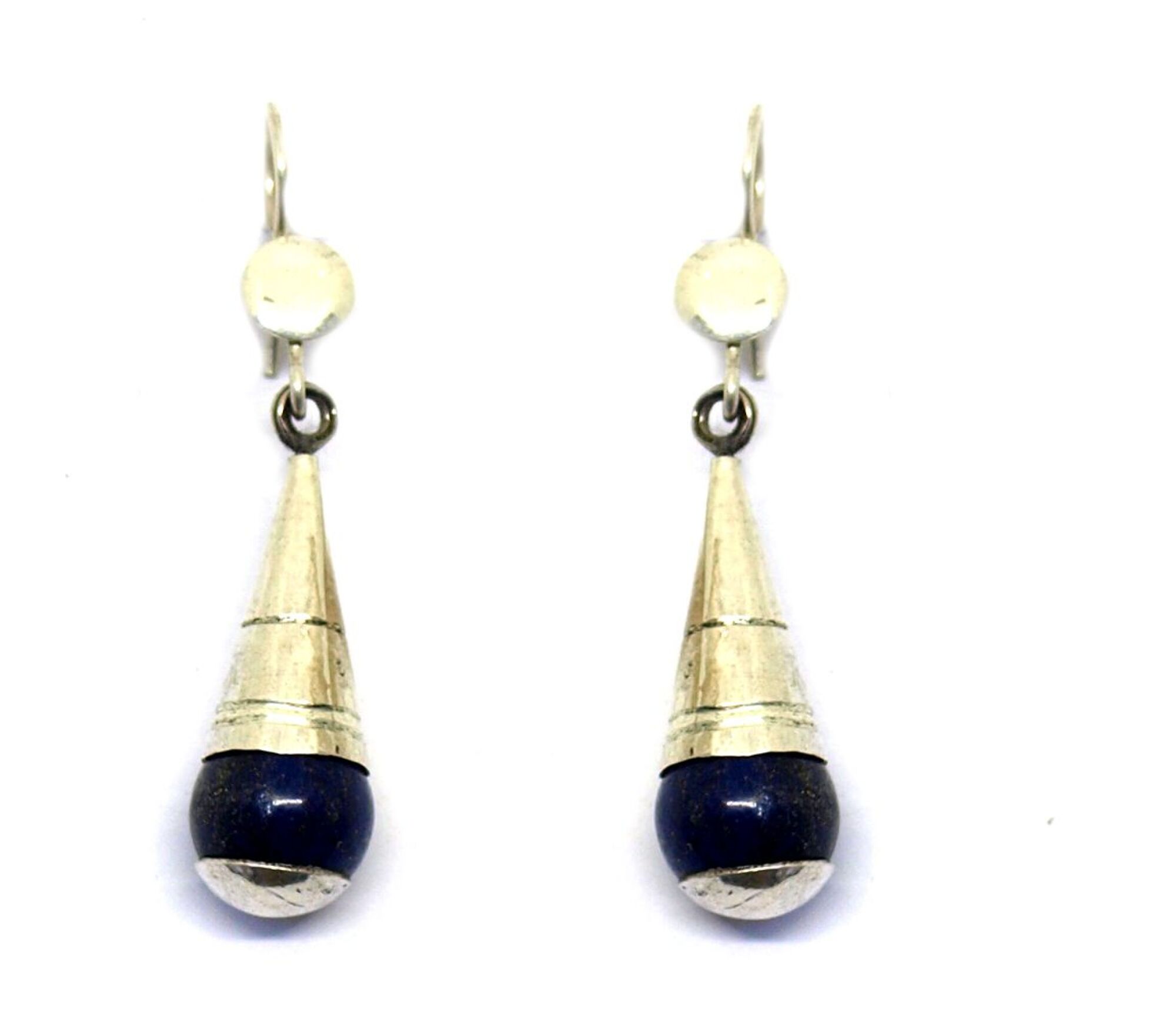 boucles d'oreille ethnique en lapis lazuli