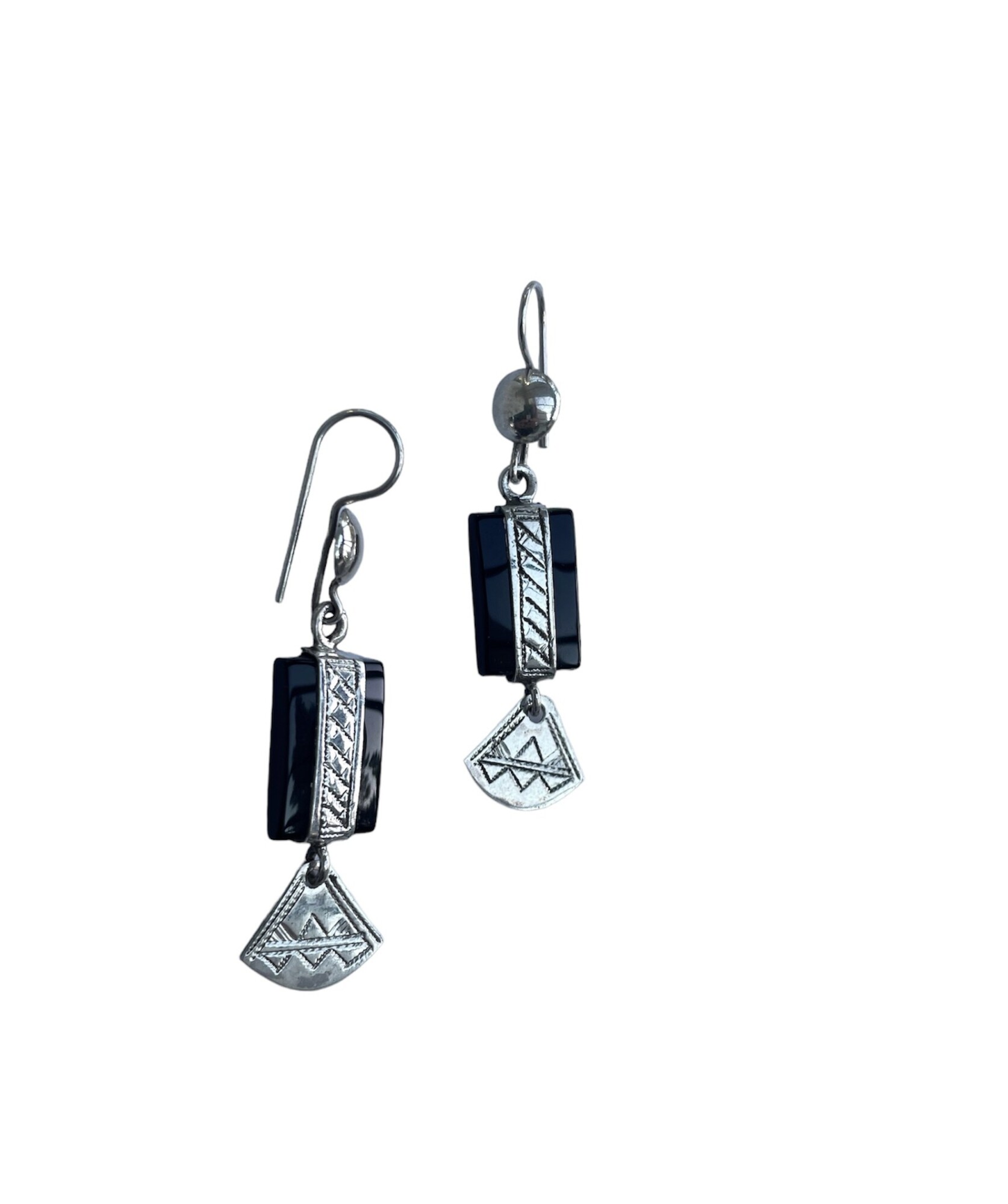 Boucles d'oreille touareg argent