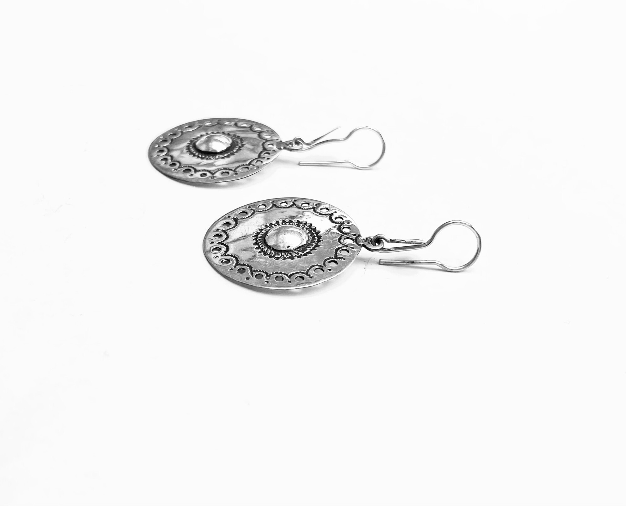 Boucles d'oreille touareg en argent