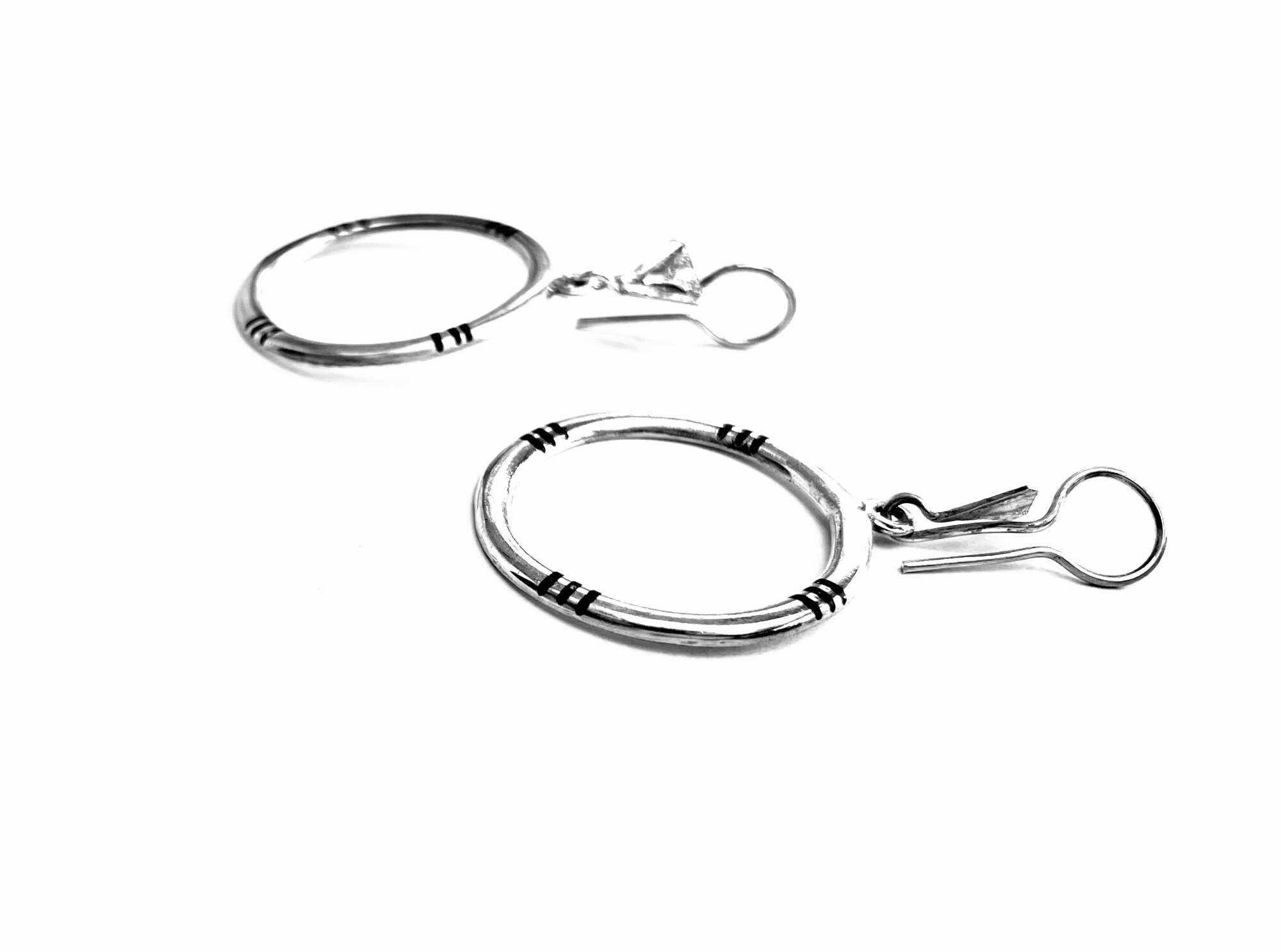 Boucles d'oreille touareg en argent