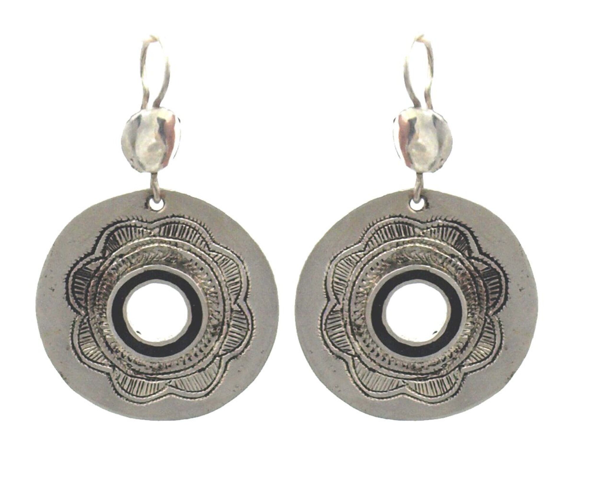 Boucles d'oreille touareg en argent