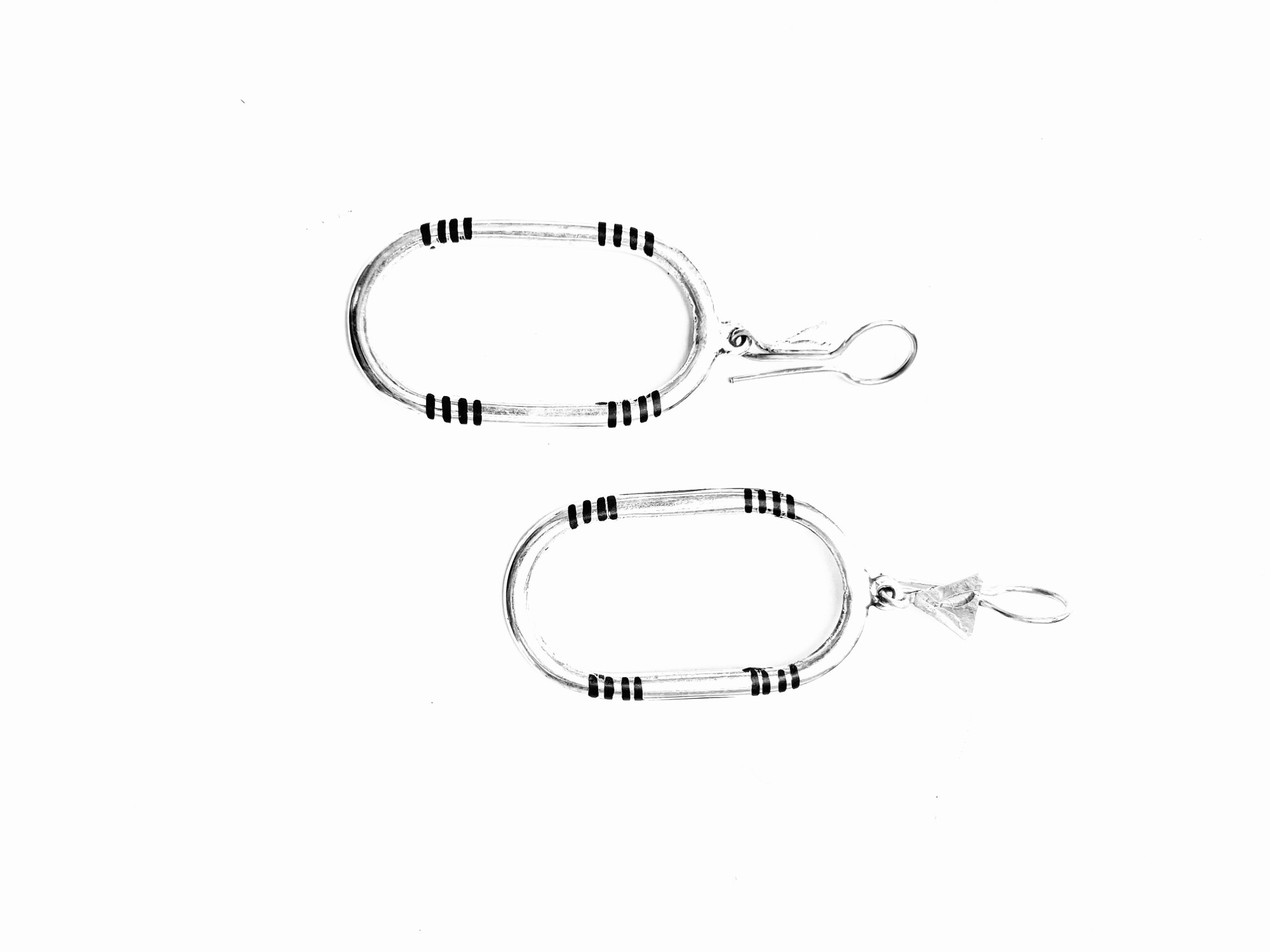 Boucles d'oreille touareg en argent ovale