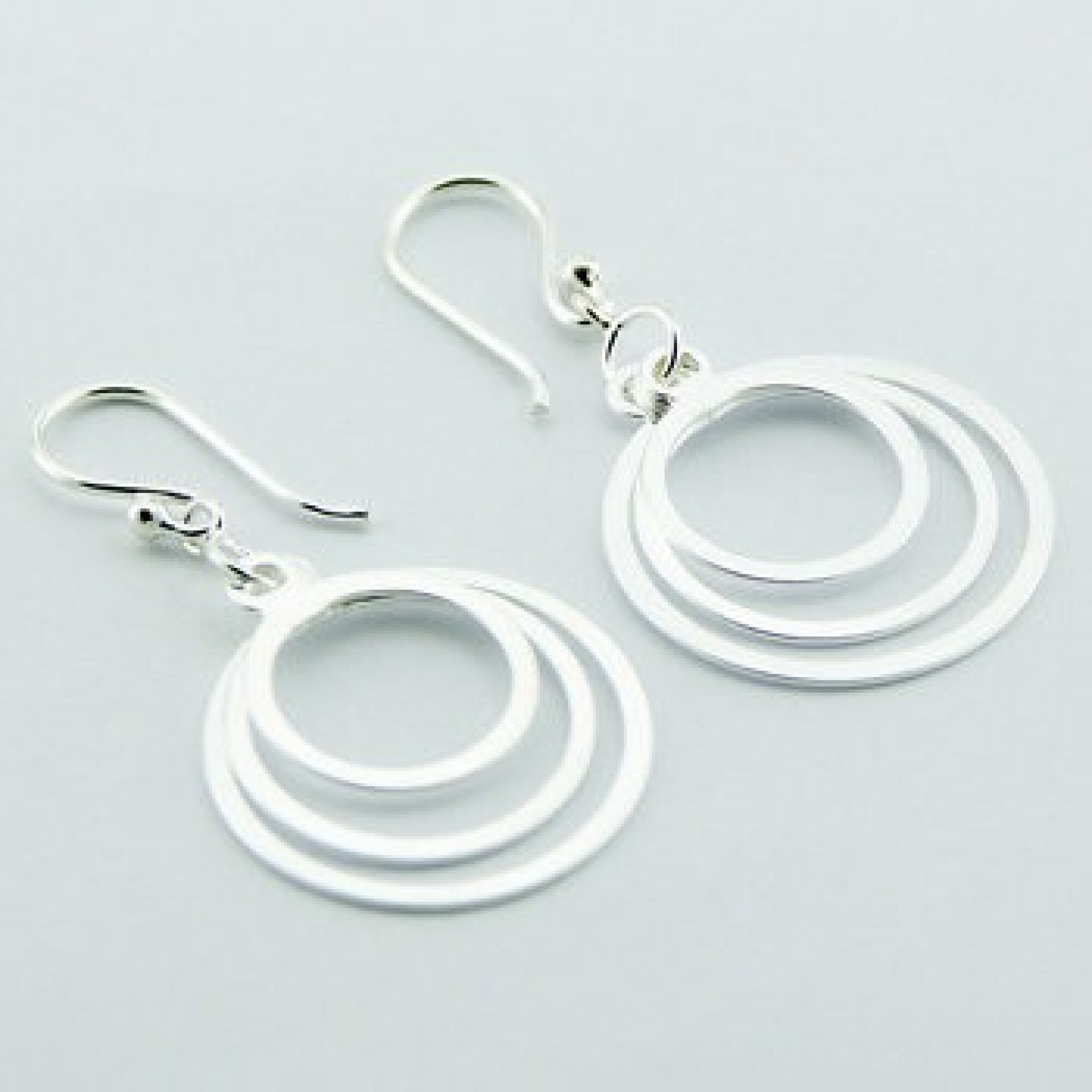 Boucles d'oreilles argent différents cercles