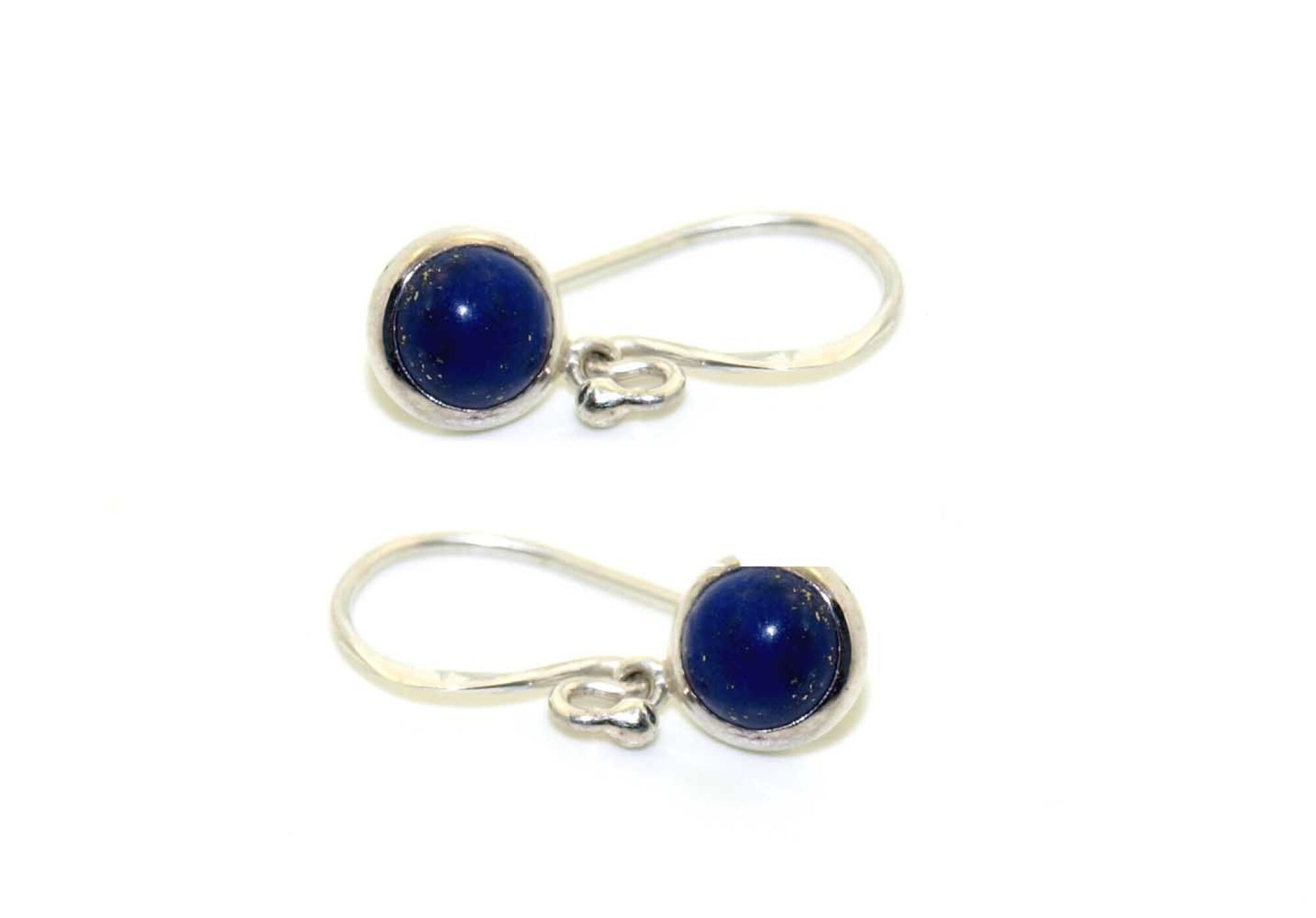 Boucles d'oreilles argent & lapis lazuli