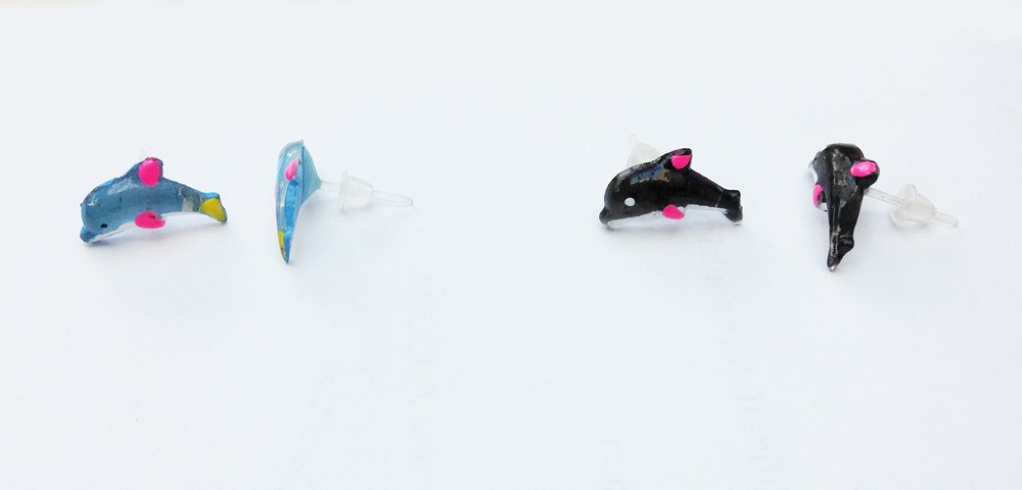 Boucles d'oreilles, dauphins