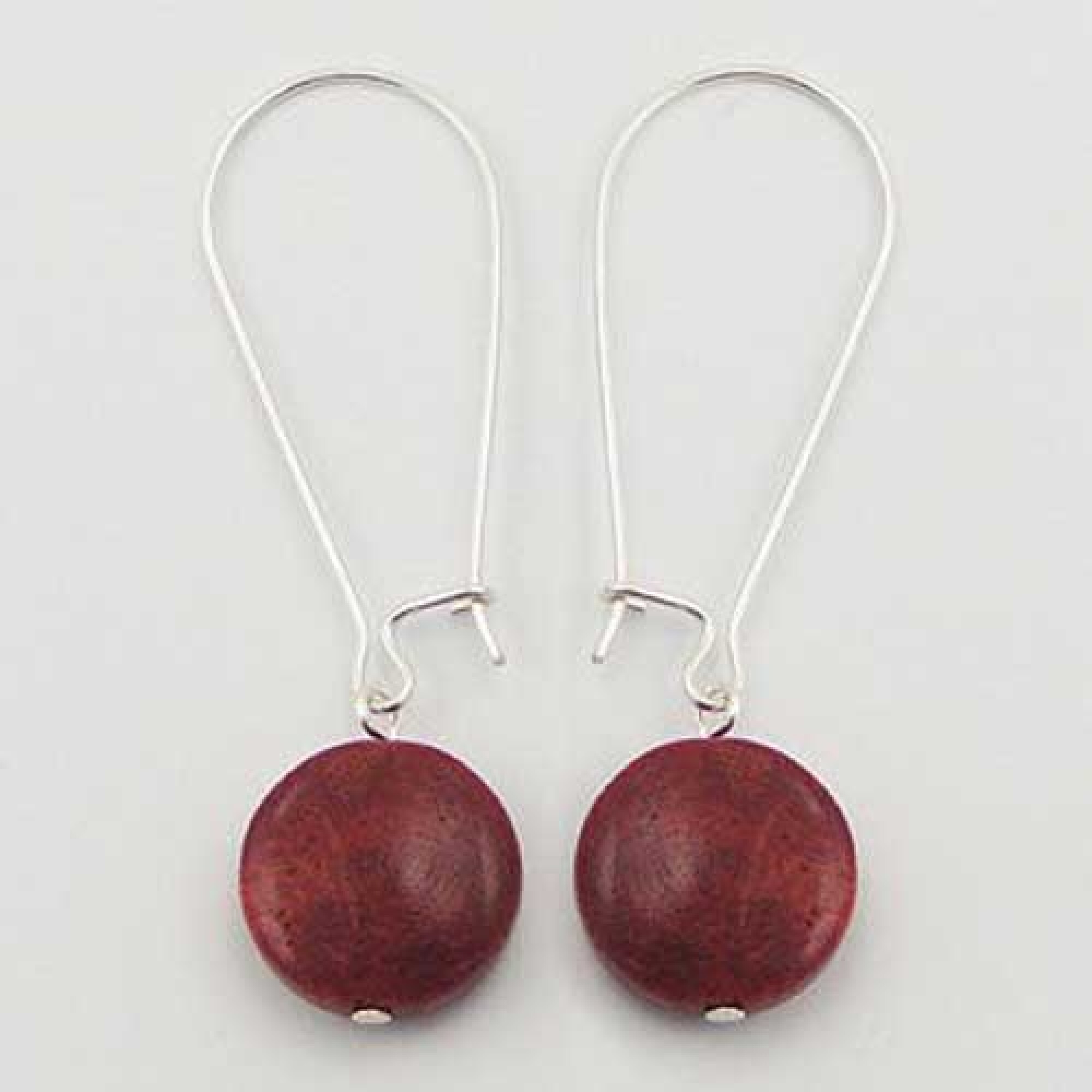 Boucles d'oreilles en argent et gorgone