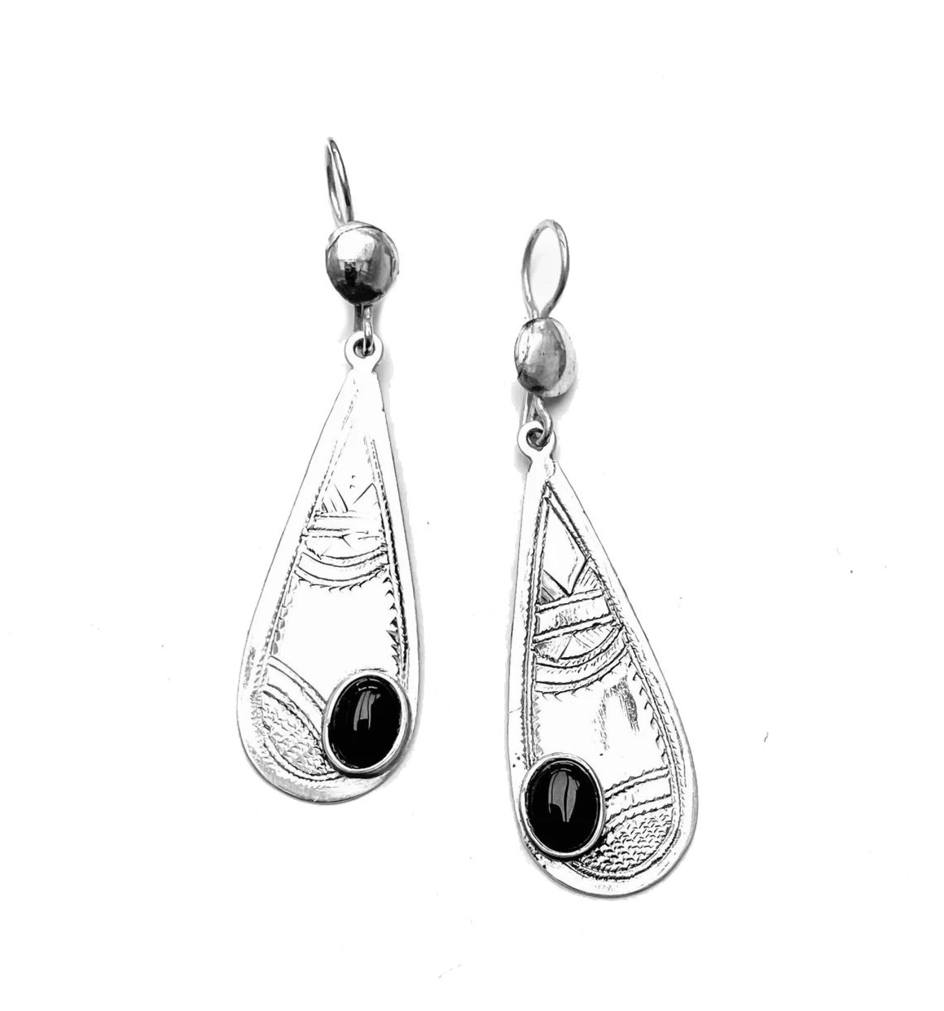 Boucles d'oreilles ethnique fabriquées artisanale