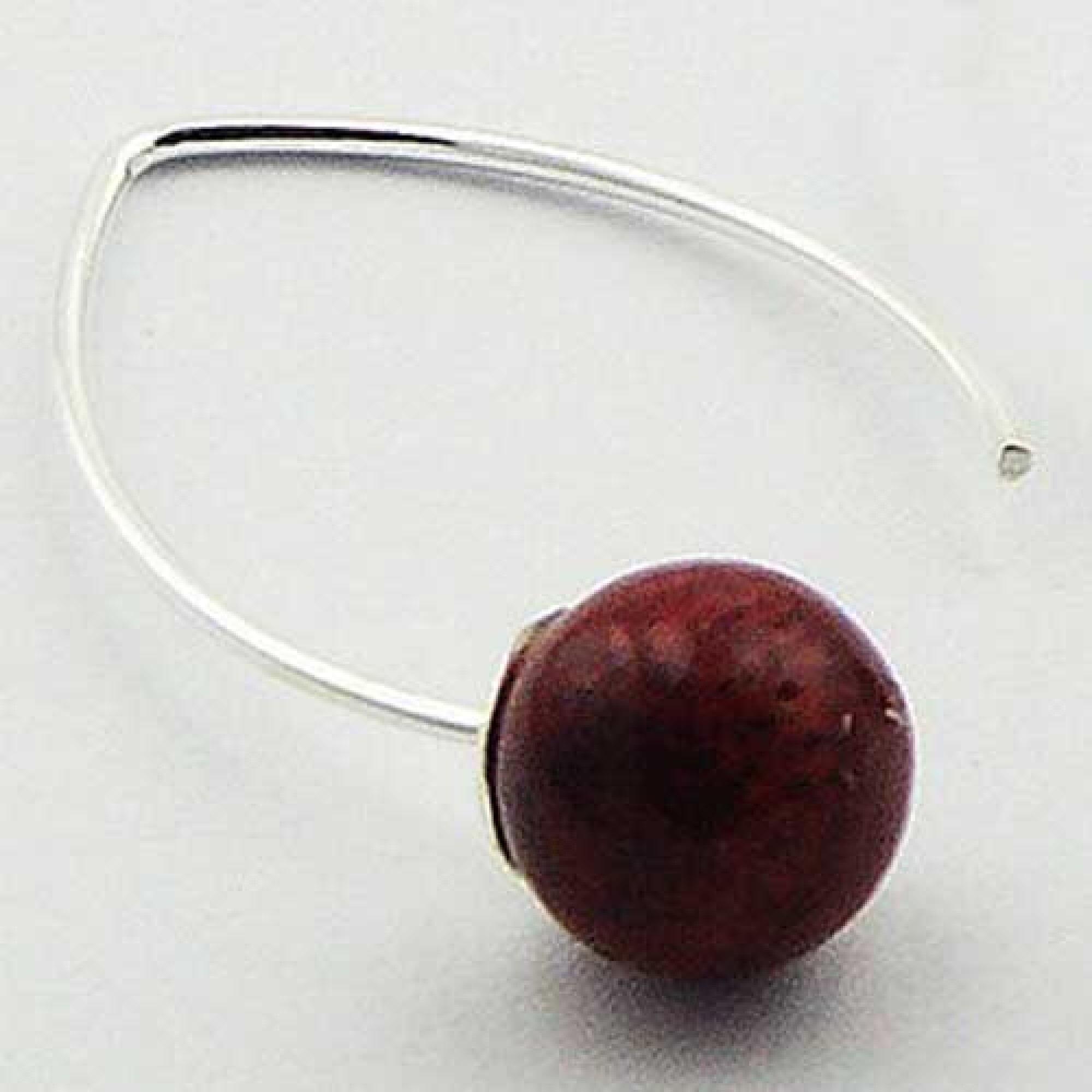 Boucles d'oreilles gorgone rouge