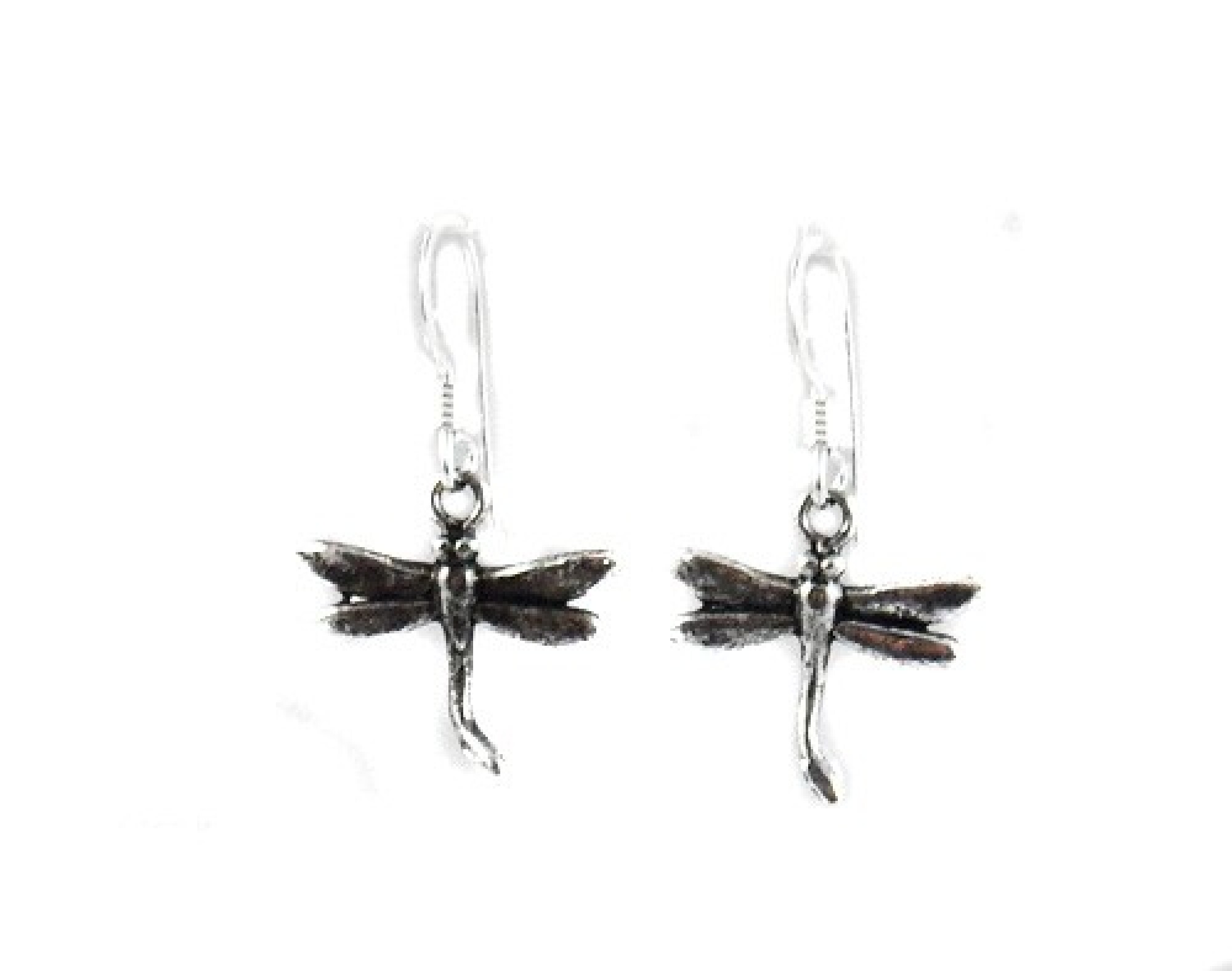Boucles d'oreilles libellules en argent