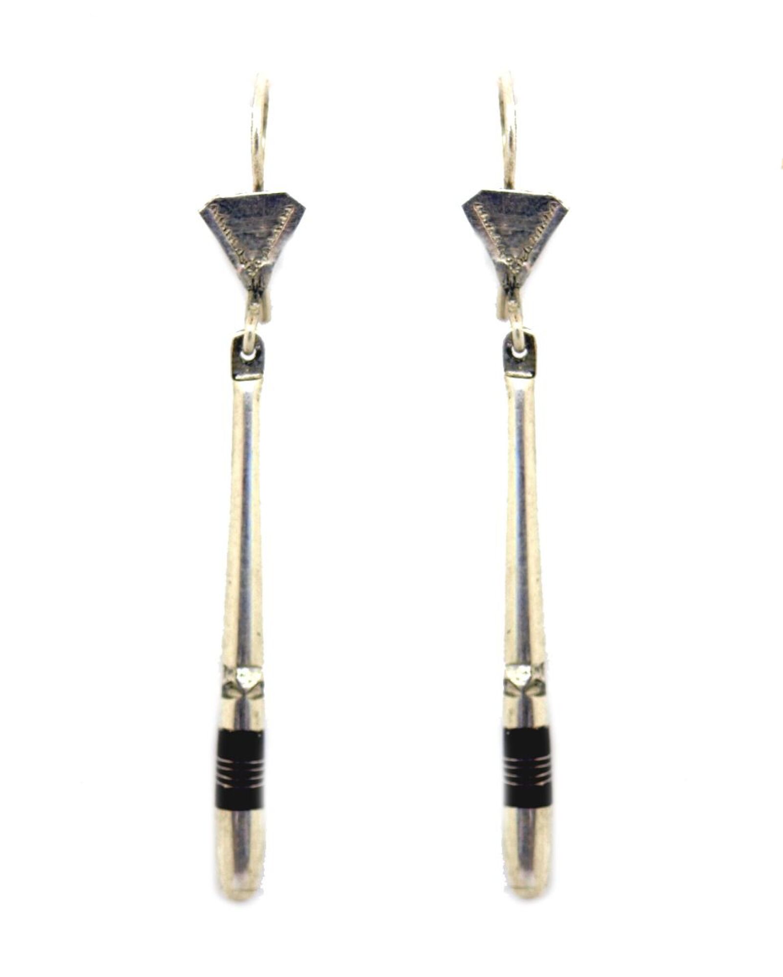 Boucles d'oreilles pilon argent tradition berbère