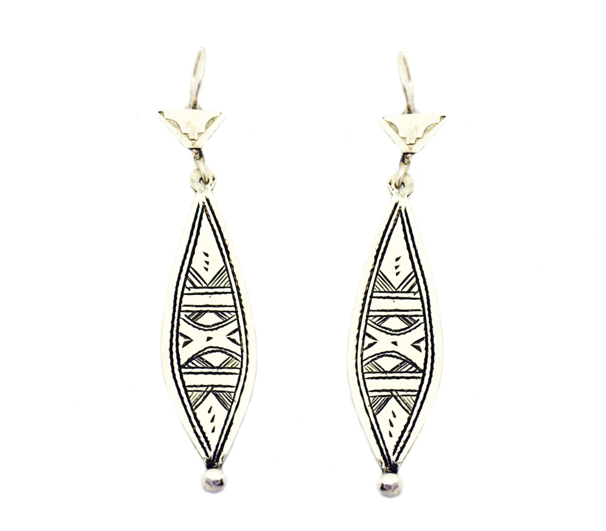boucles d'oreilles touareg amande