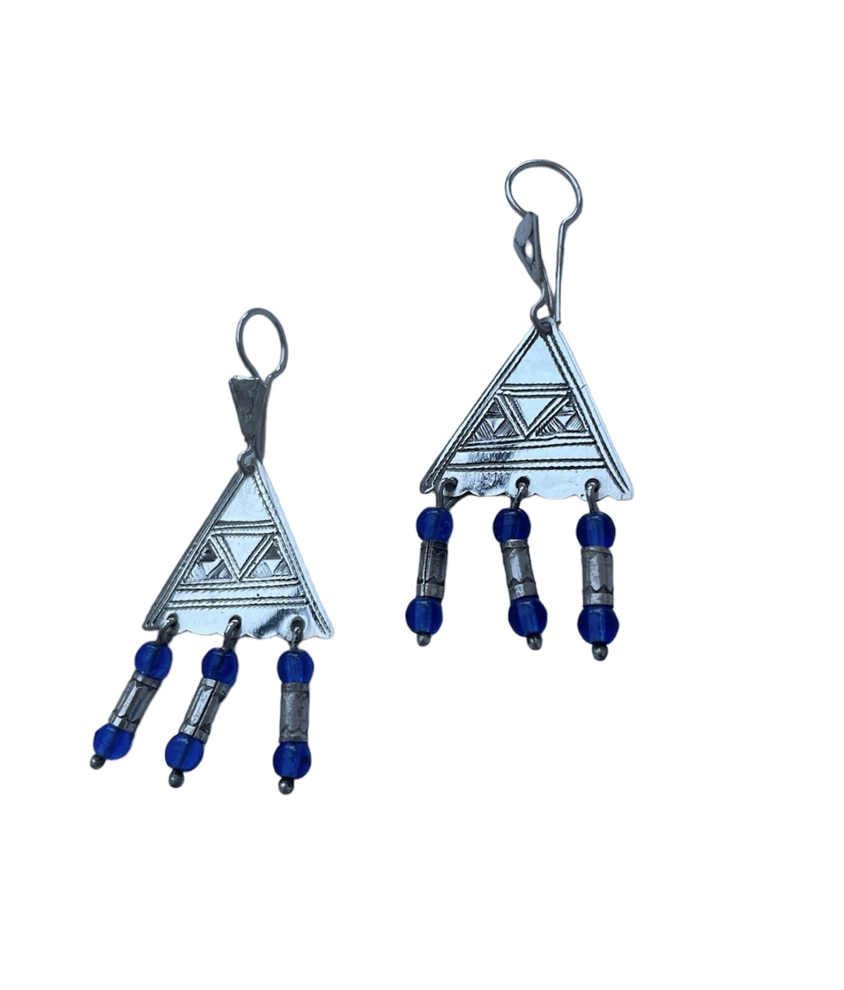 Boucles d'oreilles touareg triangle