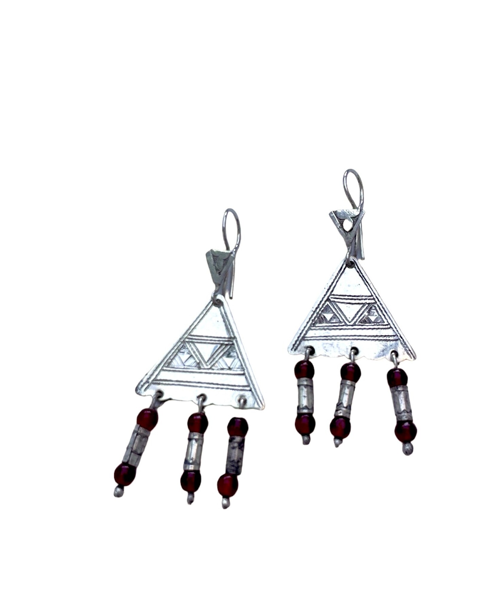 Boucles d'oreilles touareg triangle