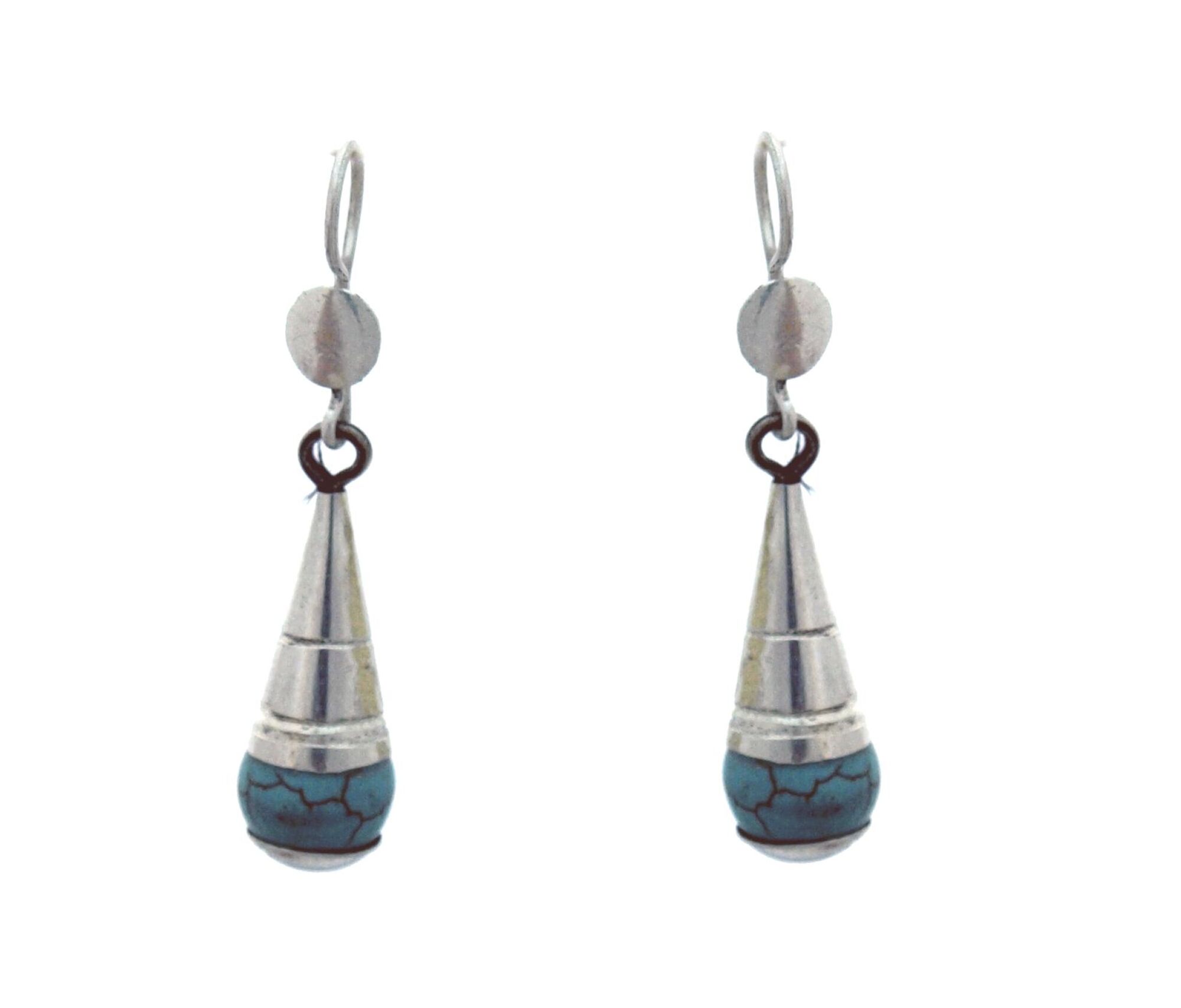 boucles d'oreilles touareg turquoise