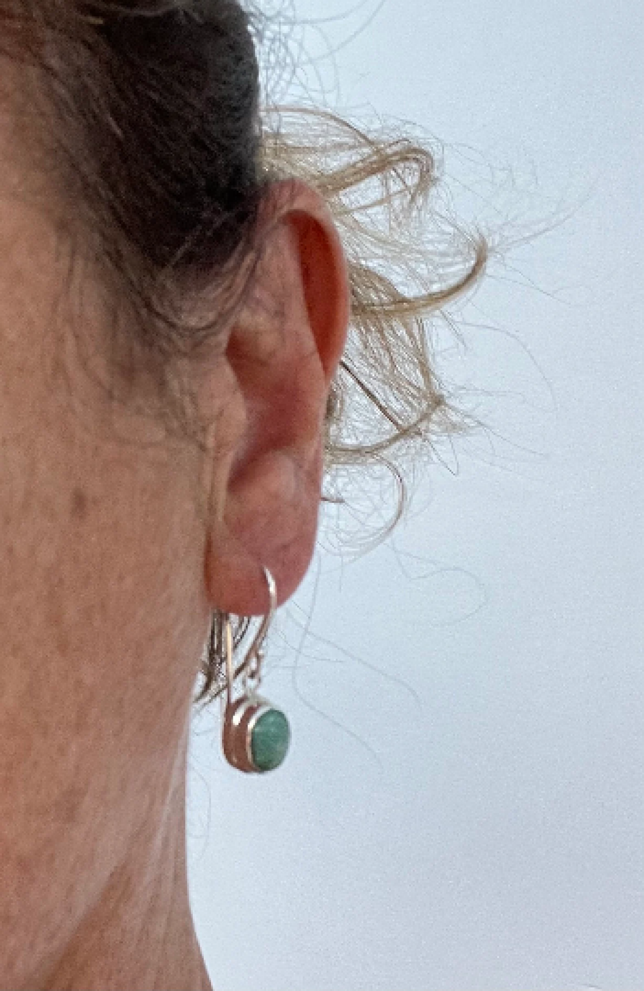 Boucles d'oreilles turquoise véritable