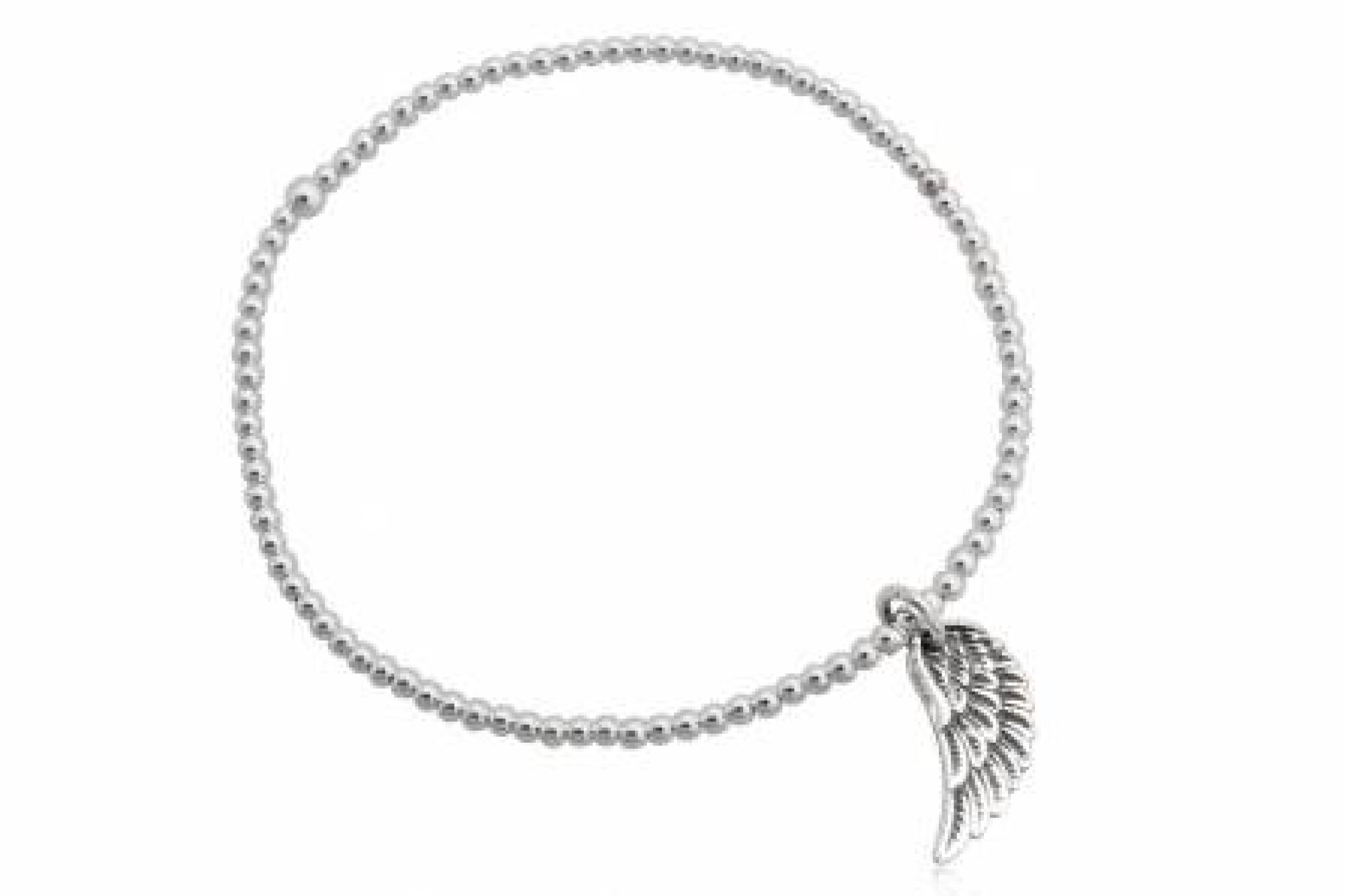 Bracelet élastique breloque aile