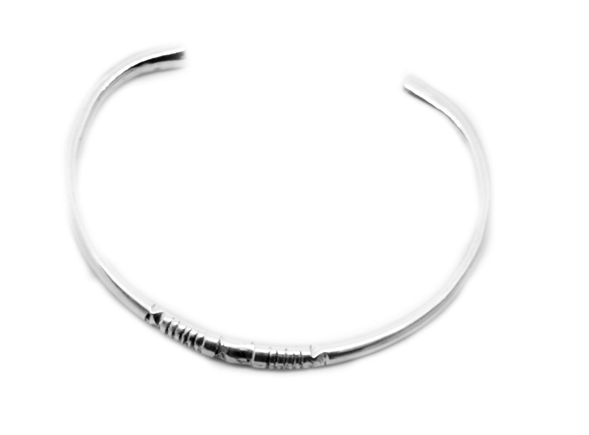 Bracelet jonc rigide arrondi touareg