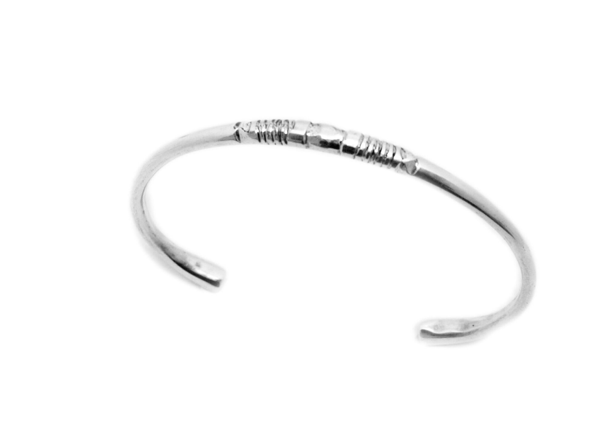 Bracelet jonc rigide arrondi touareg