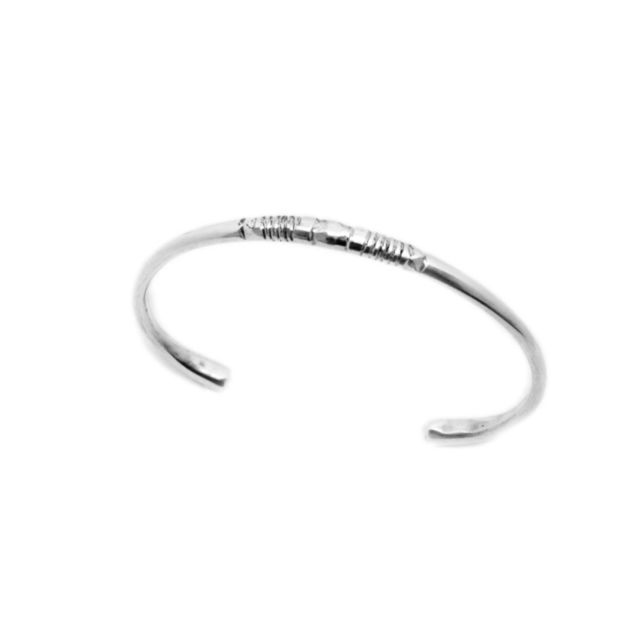 Bracelet jonc rigide arrondi touareg