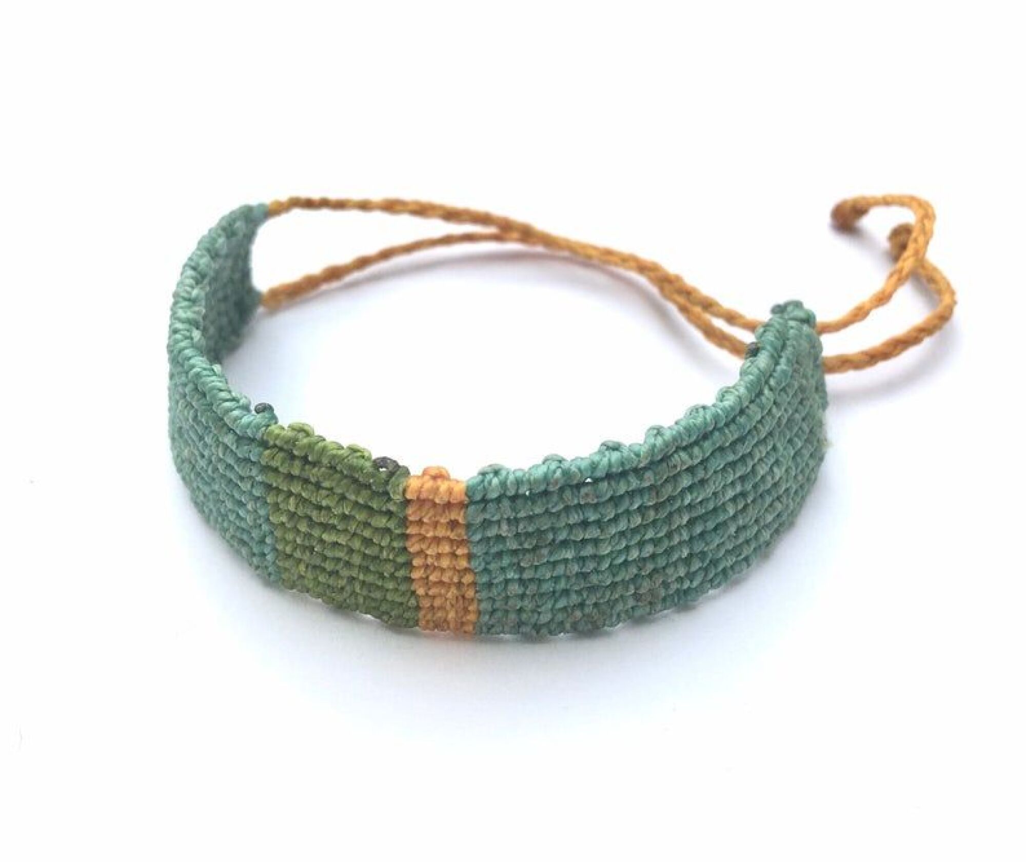 Bracelet tissé à la main, création mexicaine