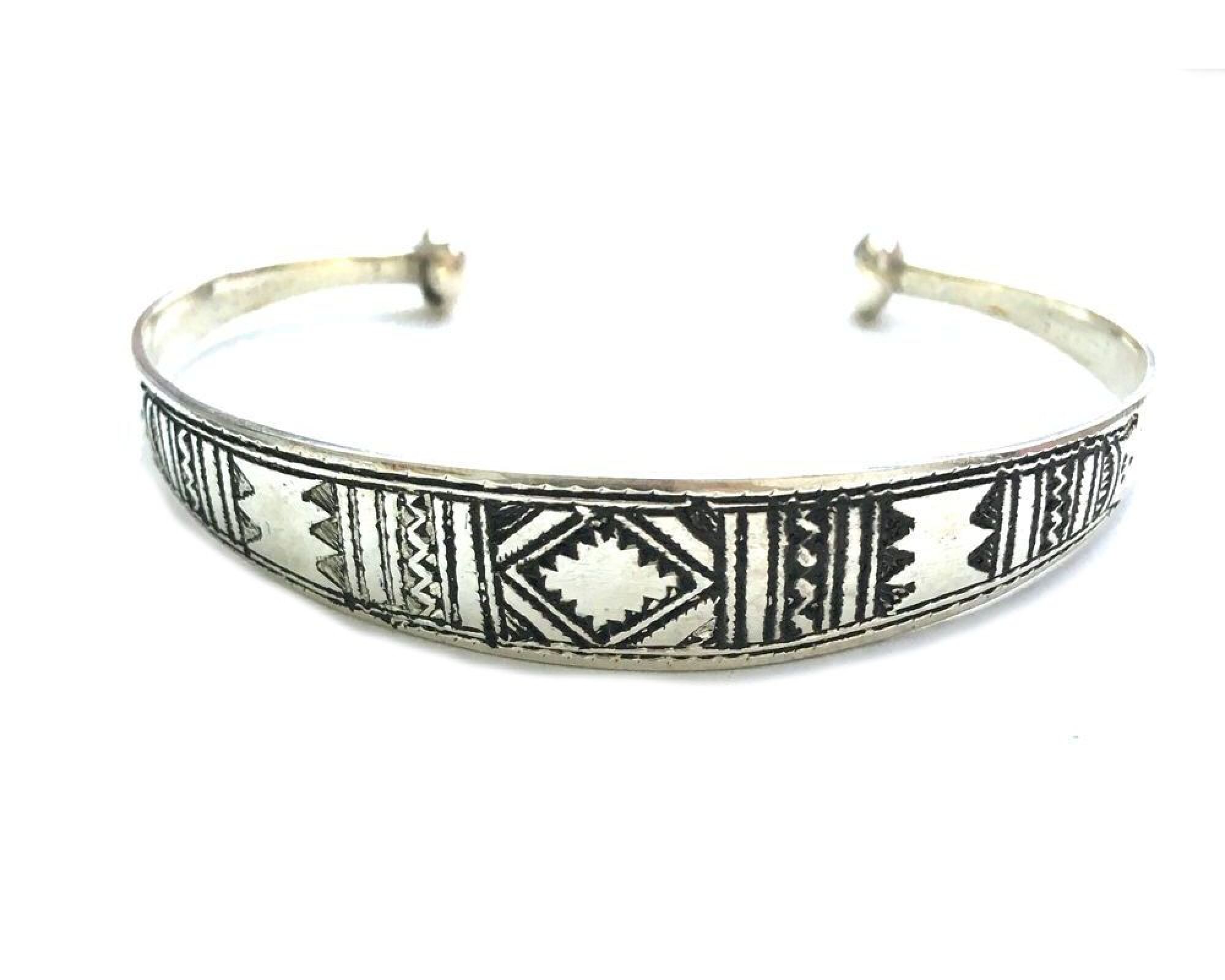 Bracelet touareg rigide & plat