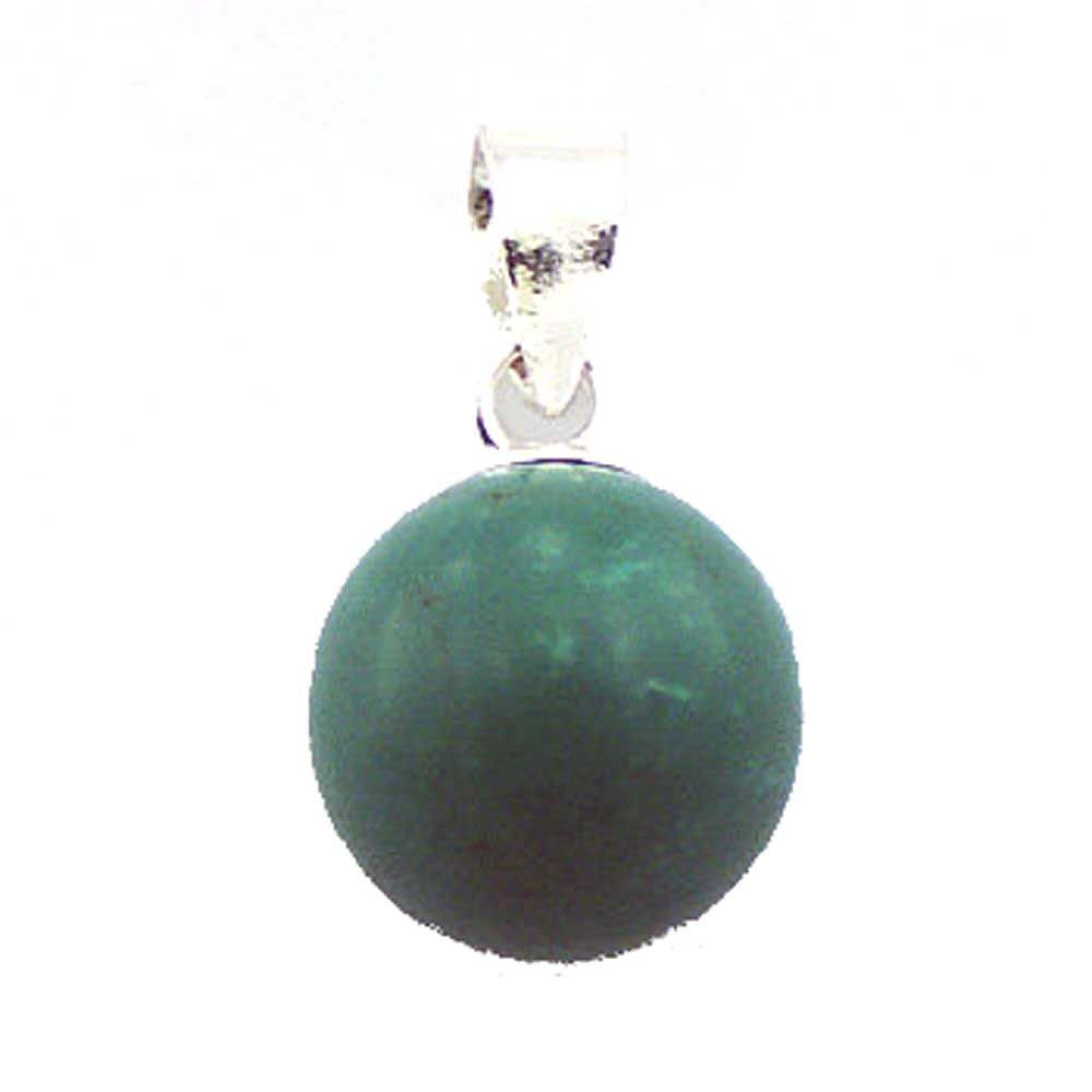 Pendentif en argent et turquoise