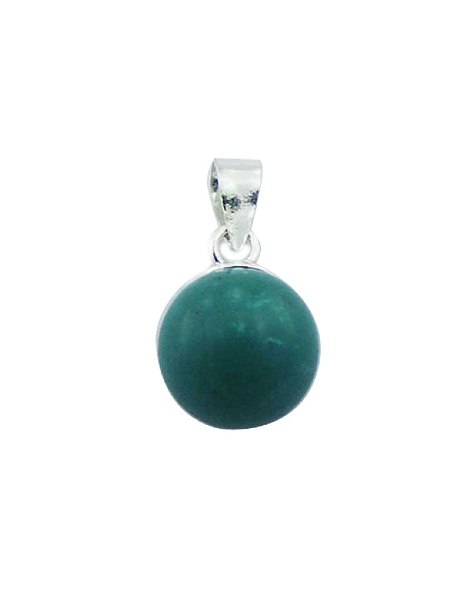 Pendentif en argent et turquoise