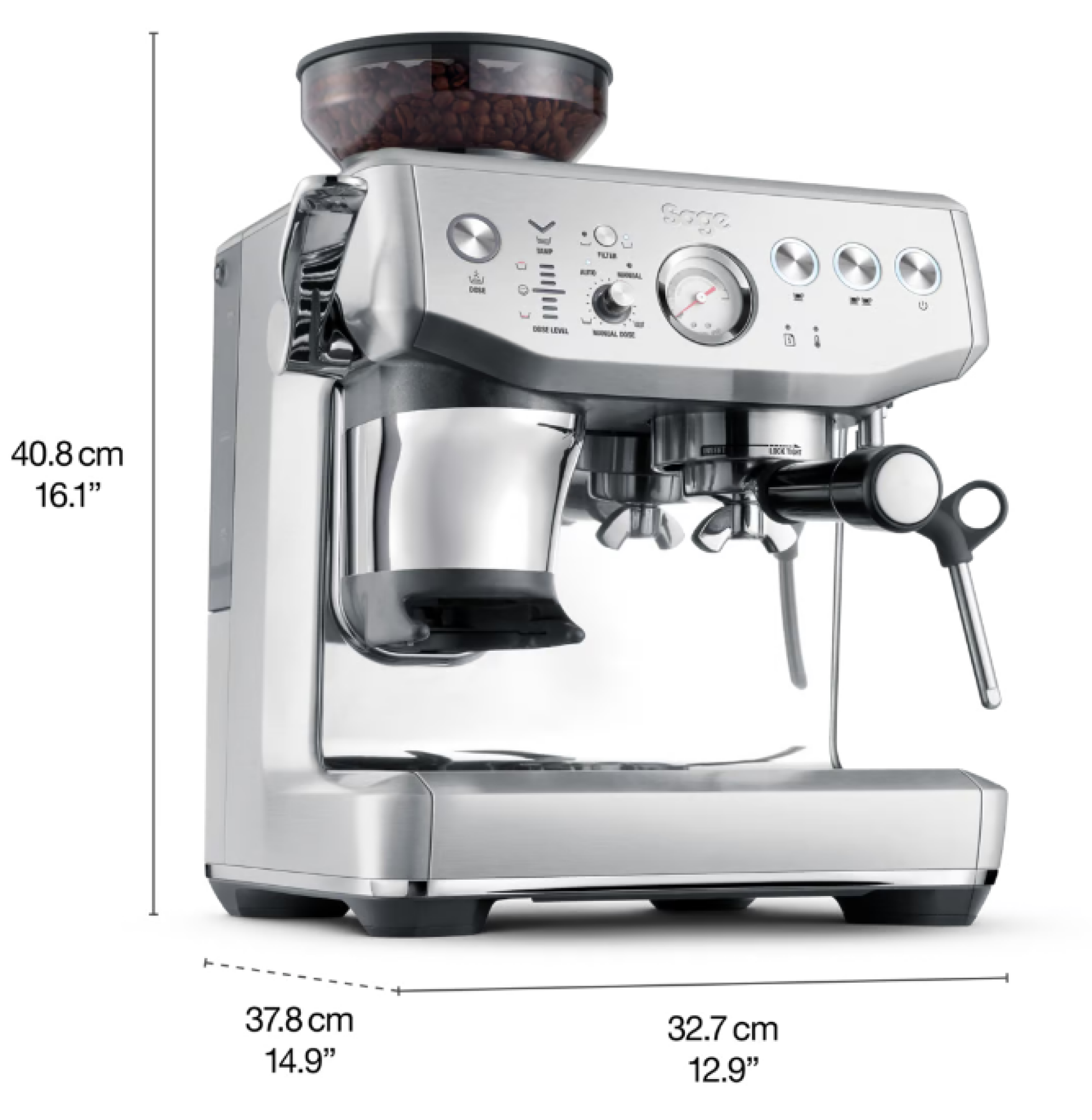 Machine à expresso Sage SES876BSS4EEU1