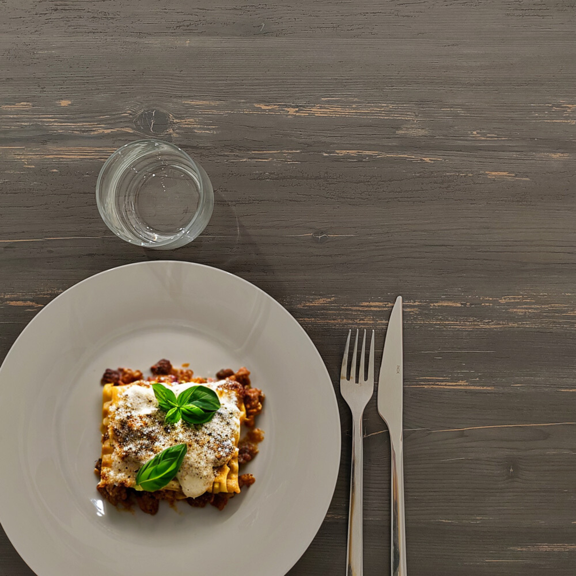 Mange-debout 60x60cm - modèle Dina pin ancien