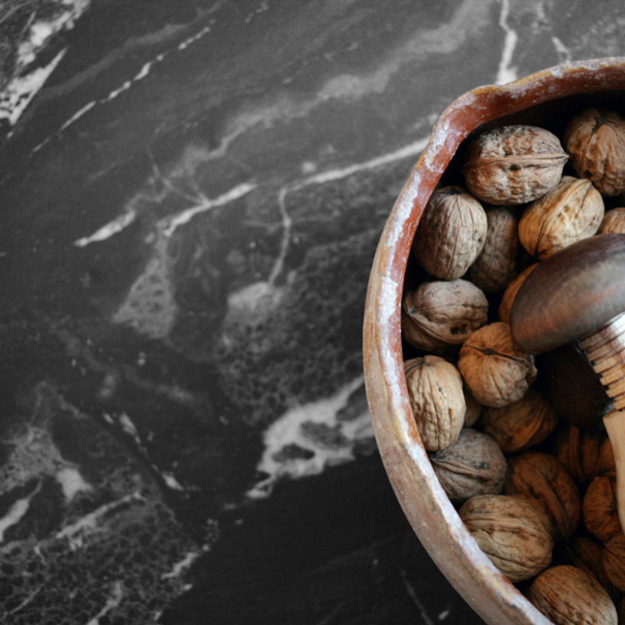 Mange-debout 60x60cm - modèle Milan marbre royal