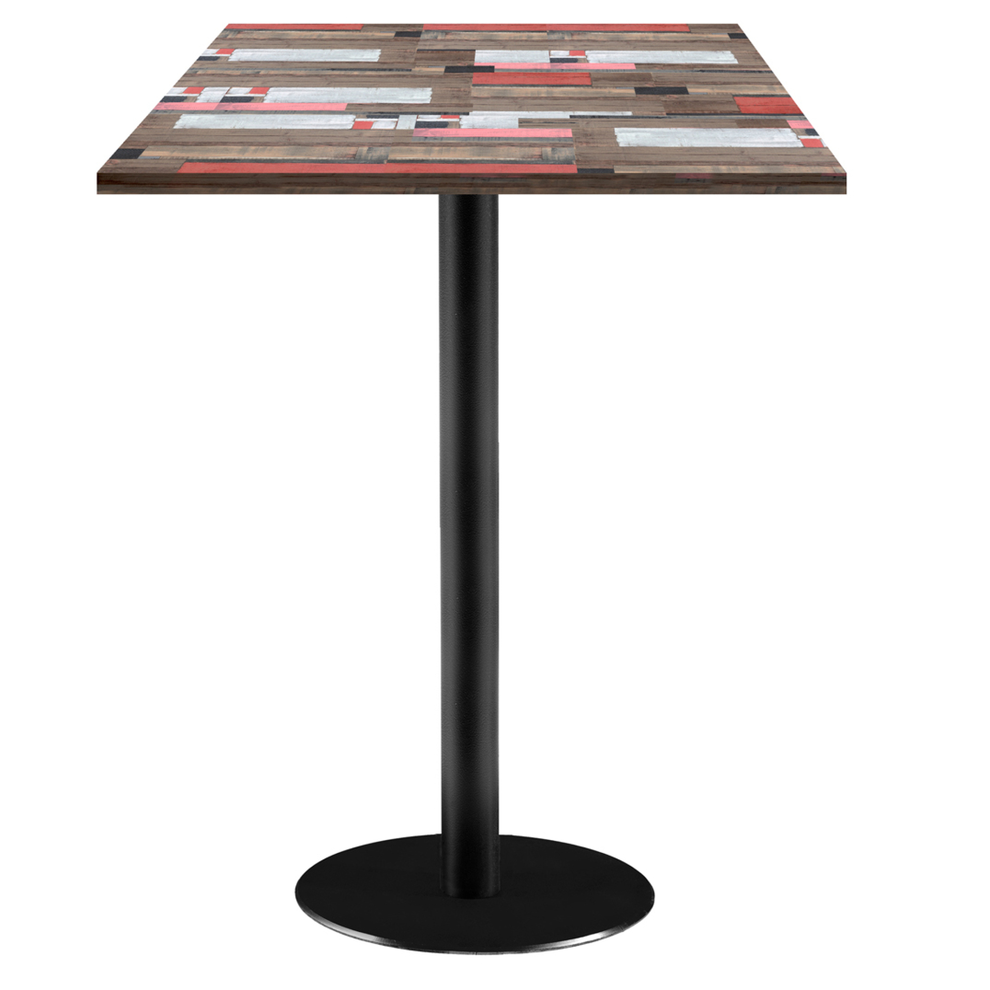 Mange-debout 60x60cm - modèle Rome bois redden wood