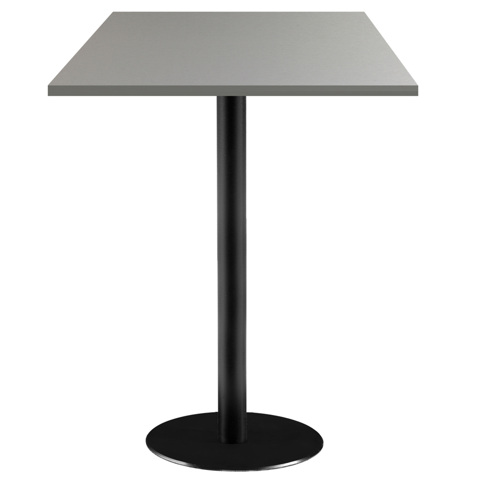 Mange-debout 60x60cm - modèle Rome gris metallisé