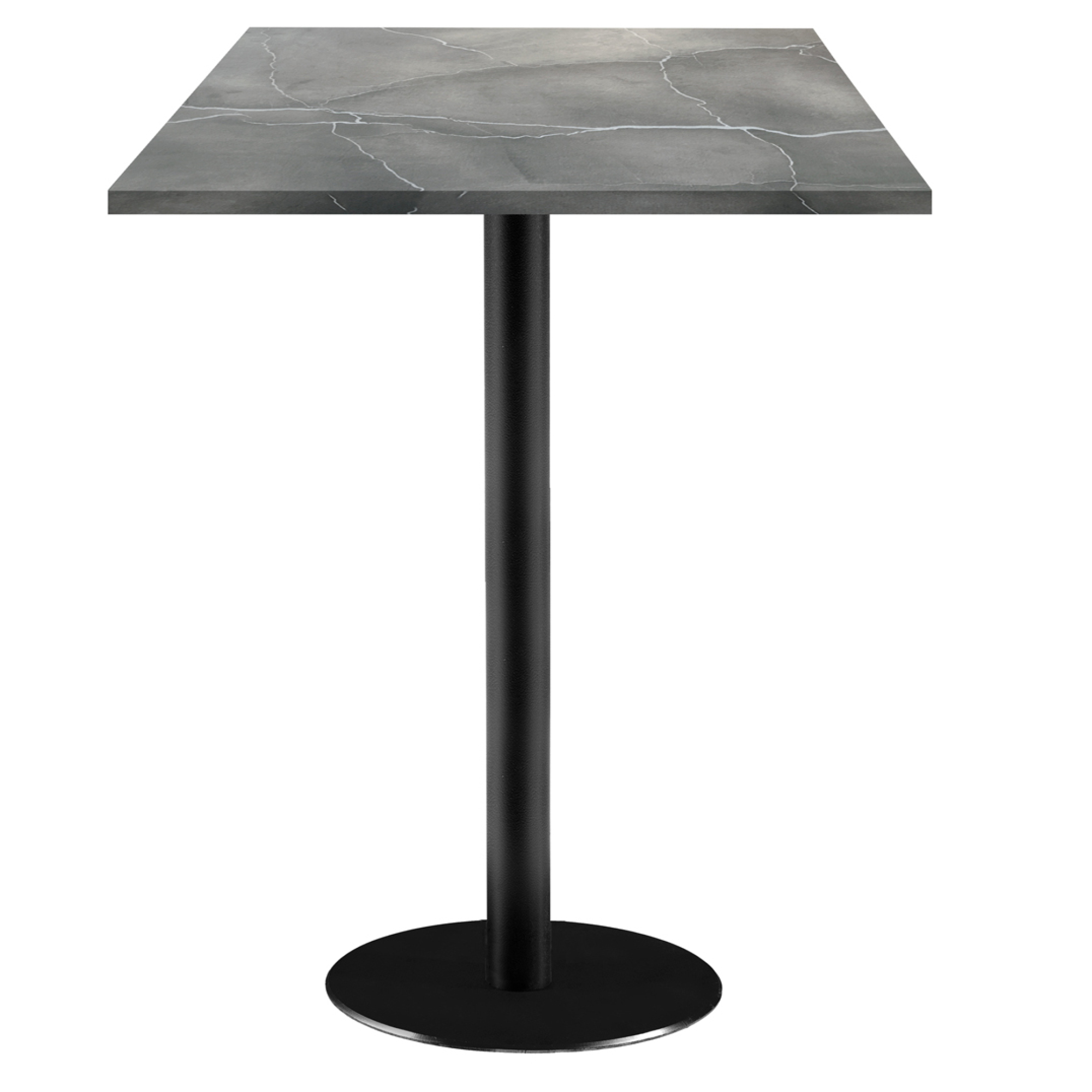 Mange-debout 60x60cm - modèle Rome marbré lune bleue