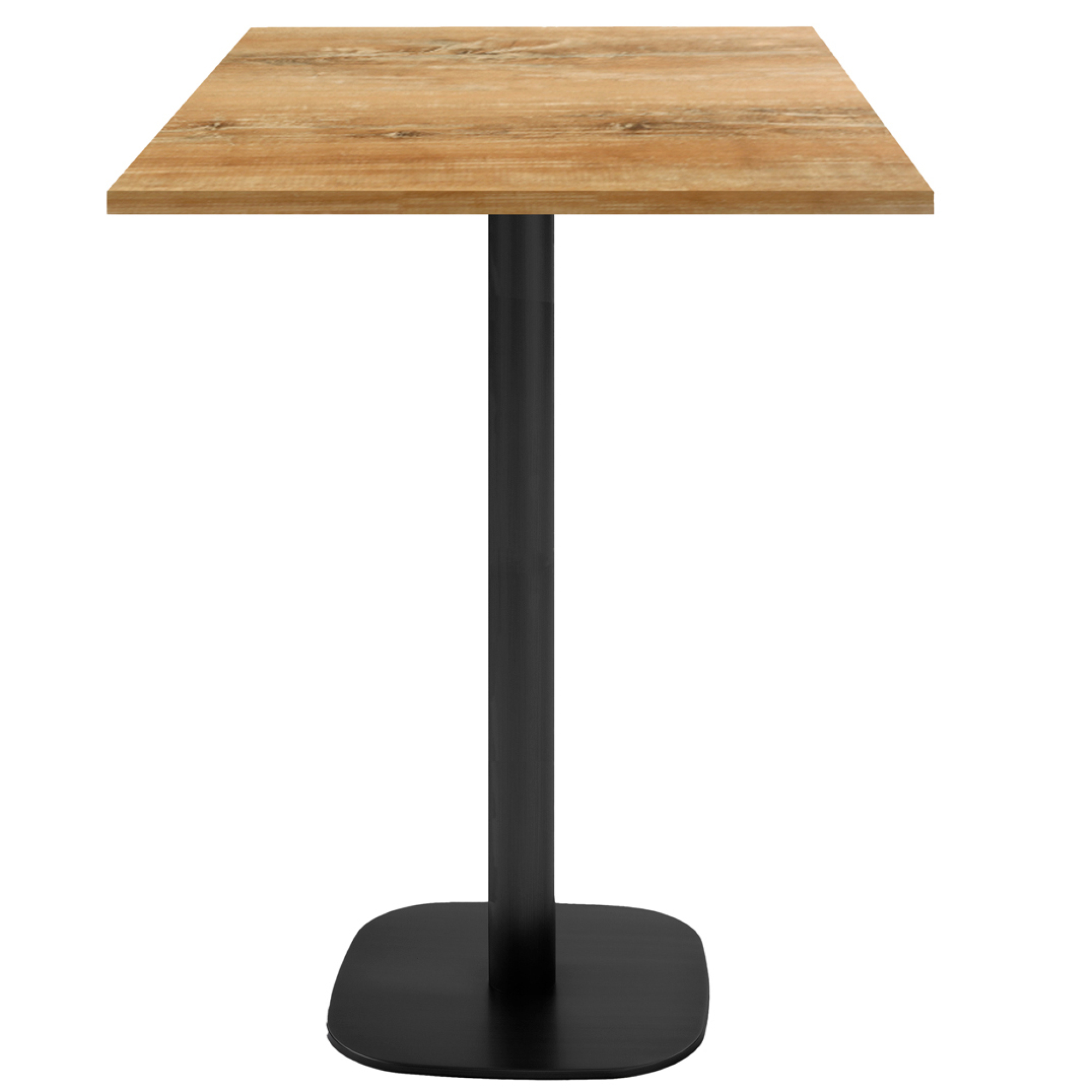 Mange-debout 60x60cm - modèle Round chêne slovène