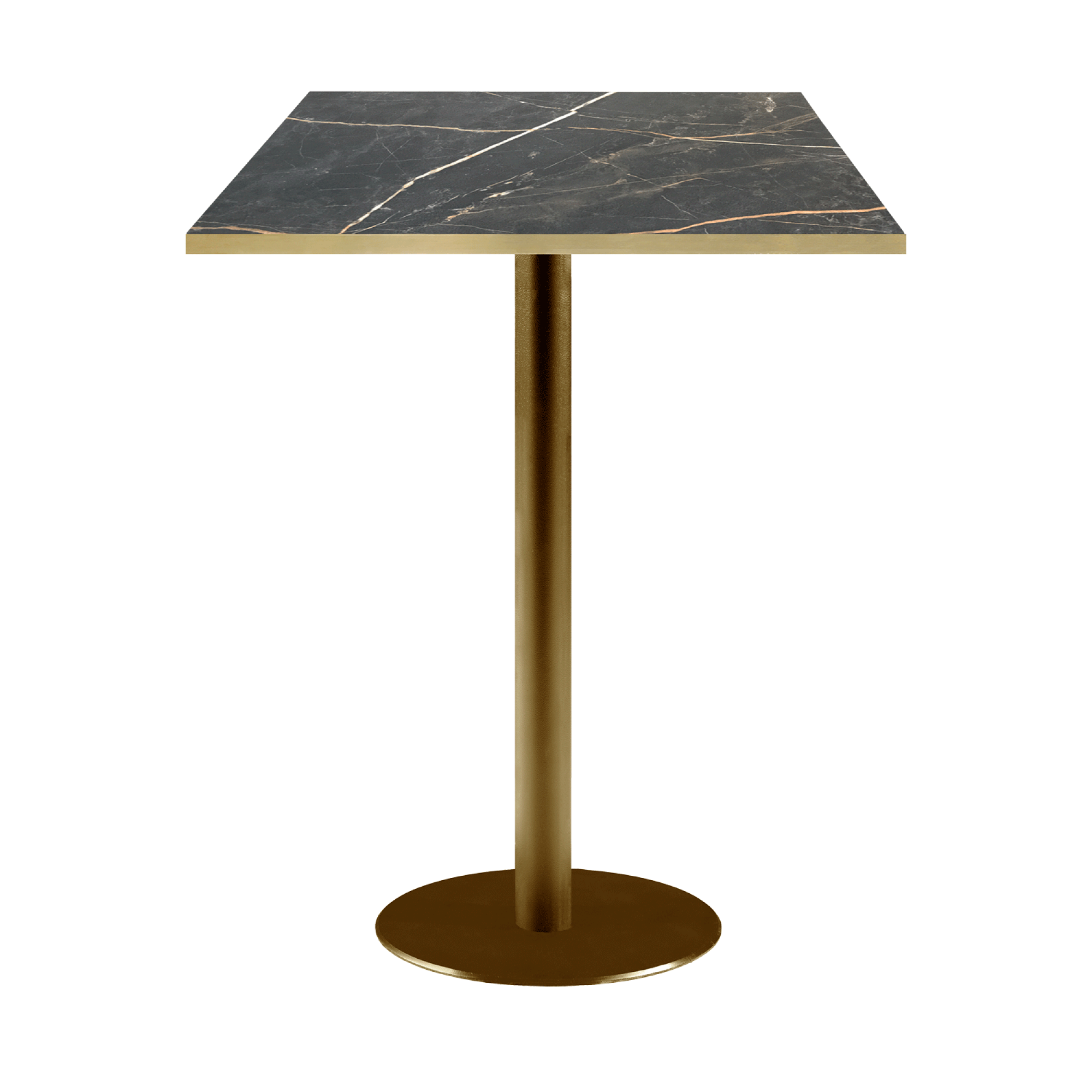 Mange-debout 60x60cm Rome bistrot marbre feu