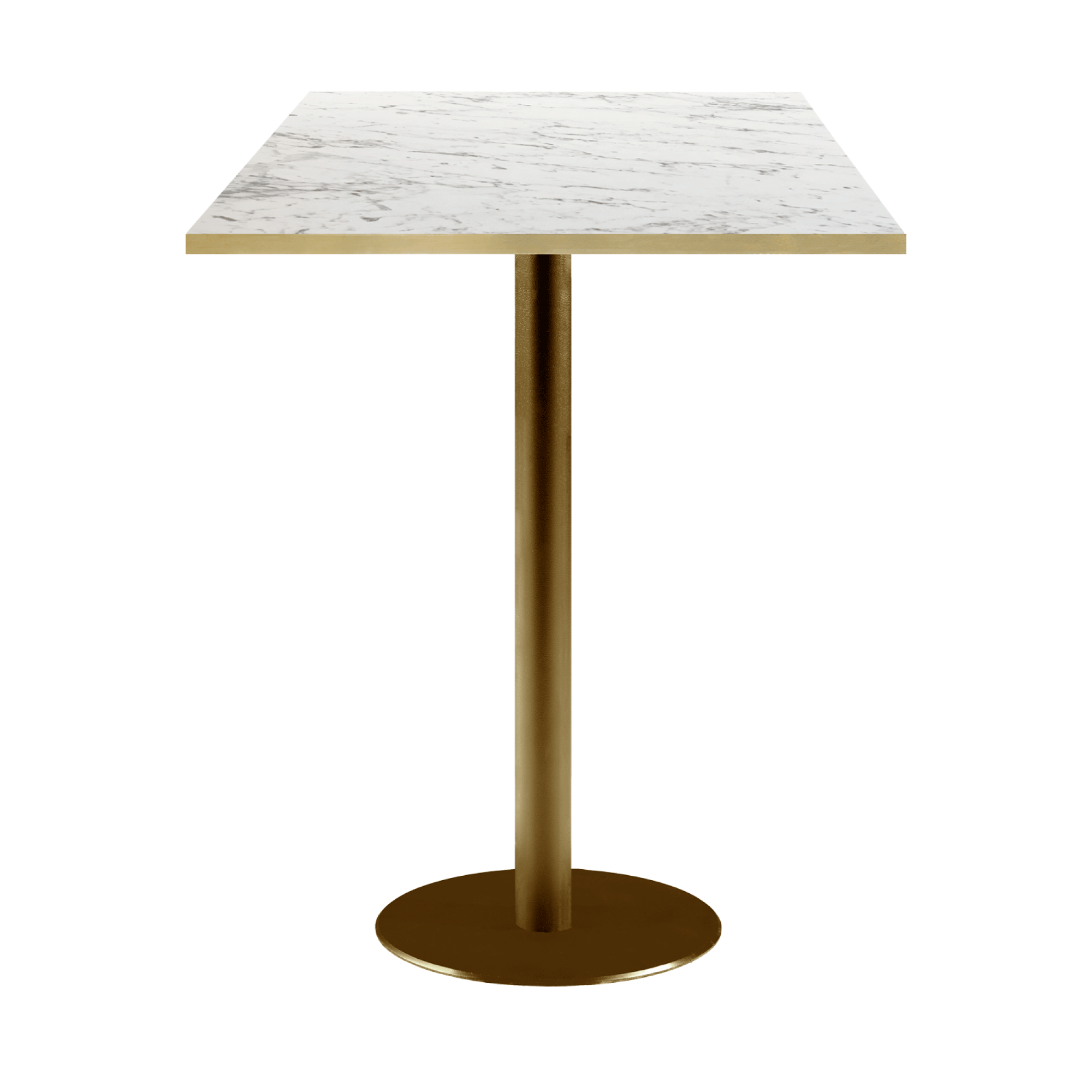 Mange-debout 60x60cm Rome bistrot marbre veiné