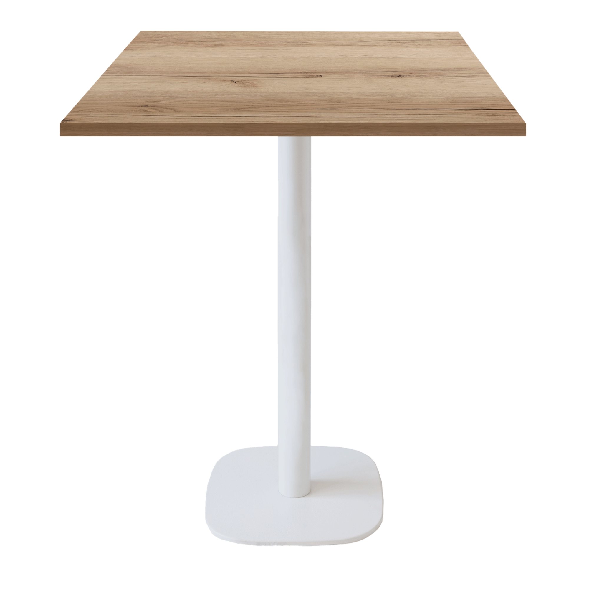 Mange-debout 70x70cm - modèle Round banc chene delano