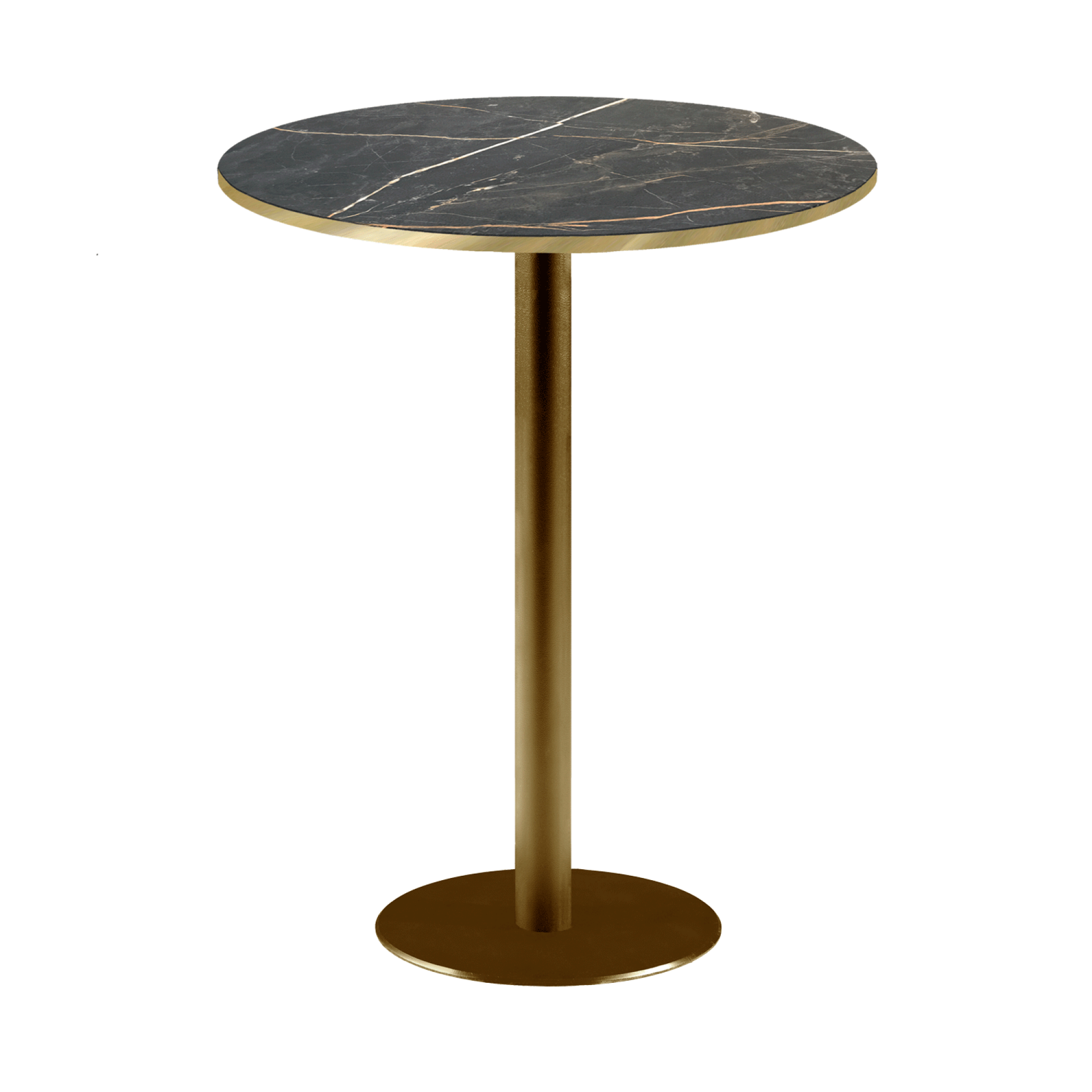 Mange-debout Ø60cm Rome bistrot marbre feu